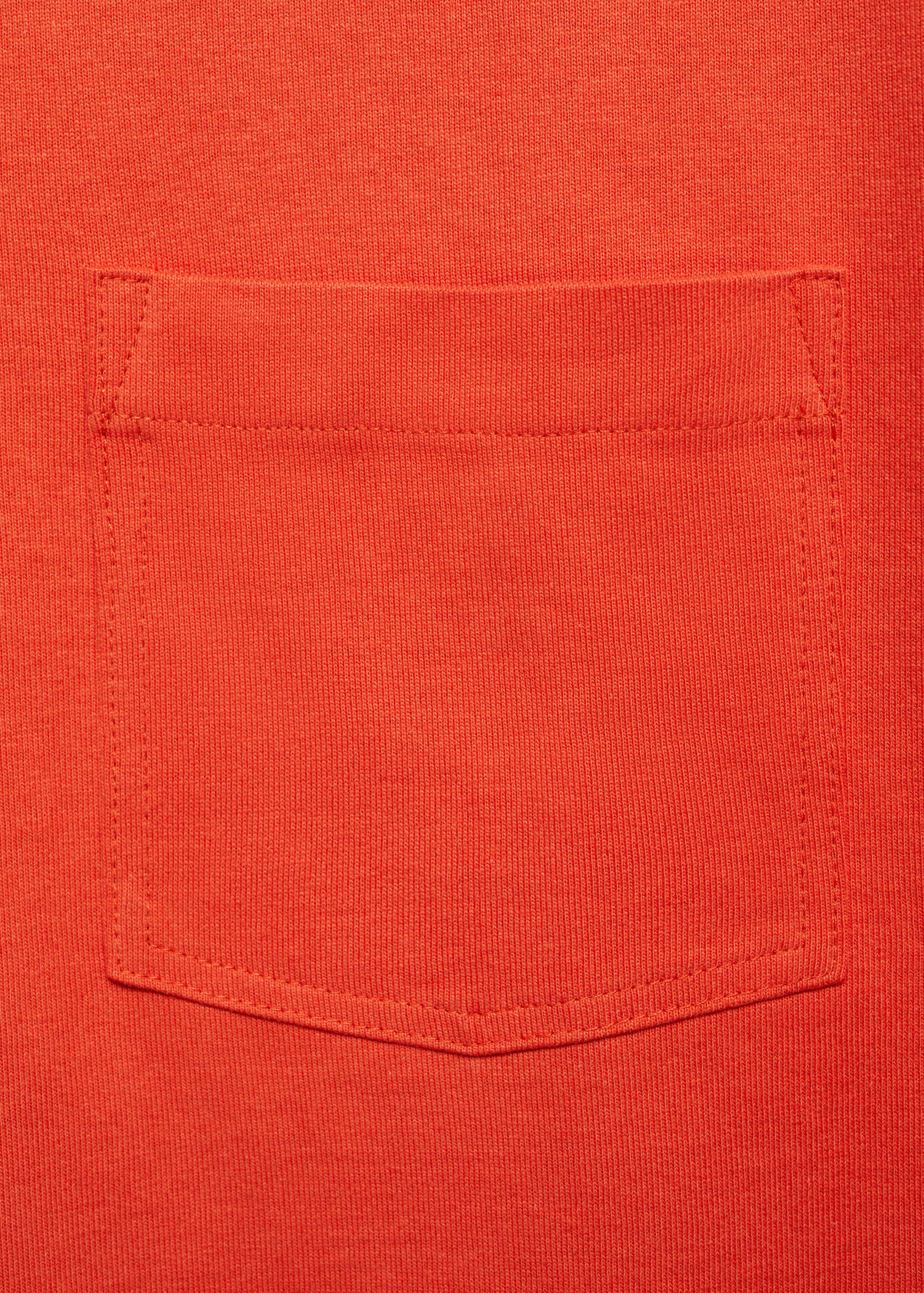 T-shirt 100% cotton boxy fit pocket - Details of the article 0