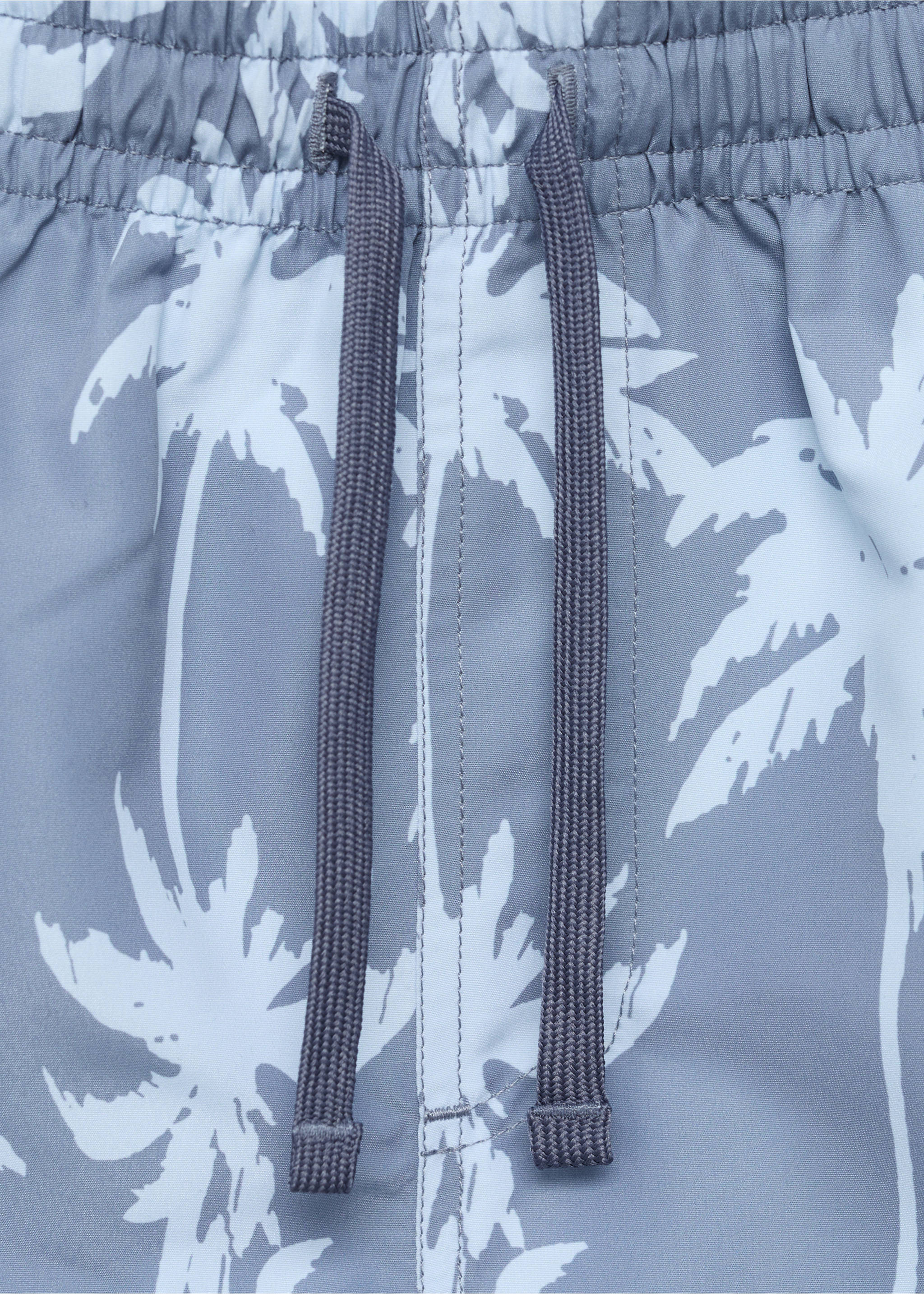 Palm trees print swimsuit trunks - Details of the article 8, Blue. Ref: 87005958-00.
