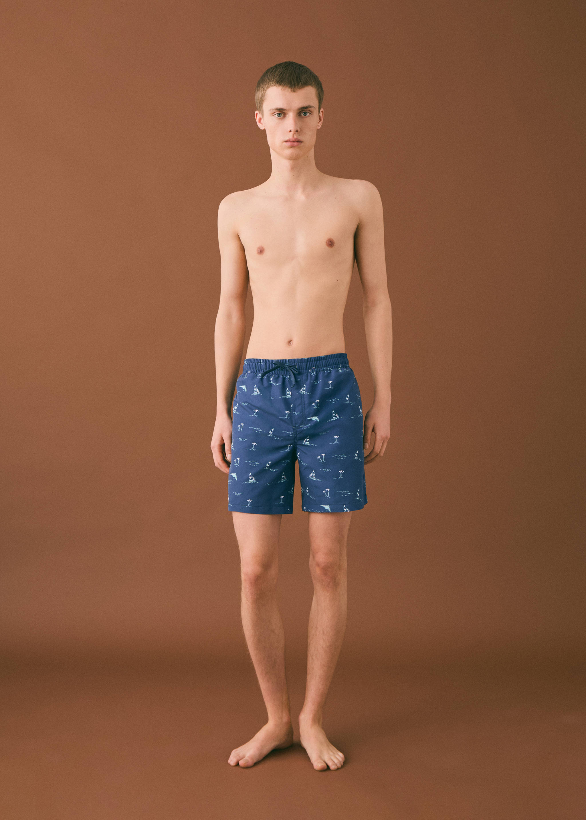 Bañador estampado palmeras - Plano general