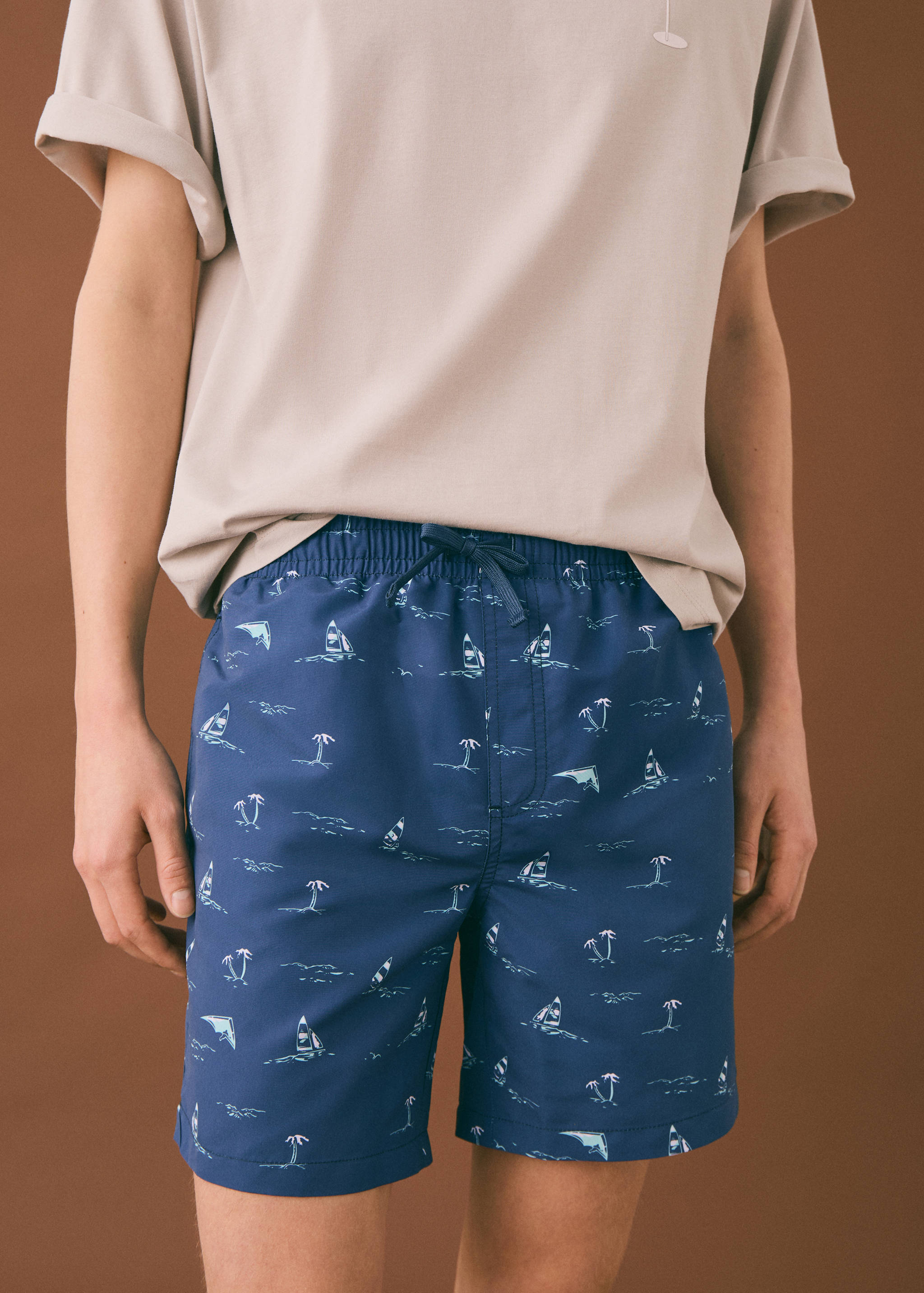 Bañador estampado palmeras - Detalle del artículo 1