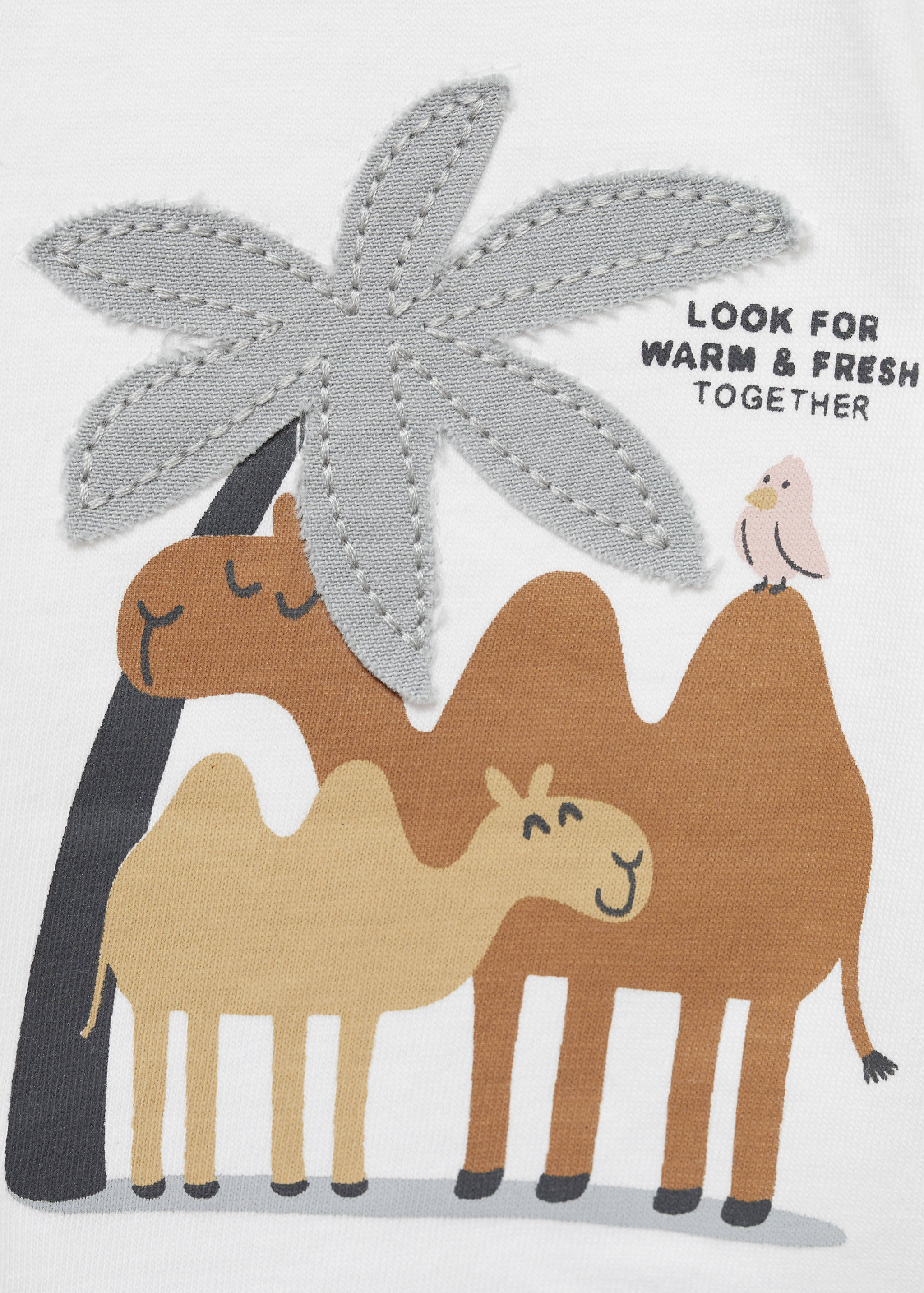 تيشرت قطني ممزوج مطبوع - تفاصيل المنتج 8