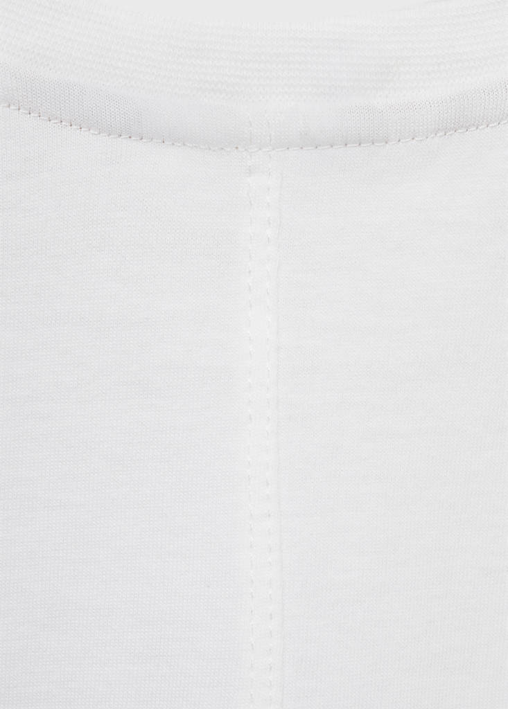 Printed cotton-blend T-shirt — Off White
