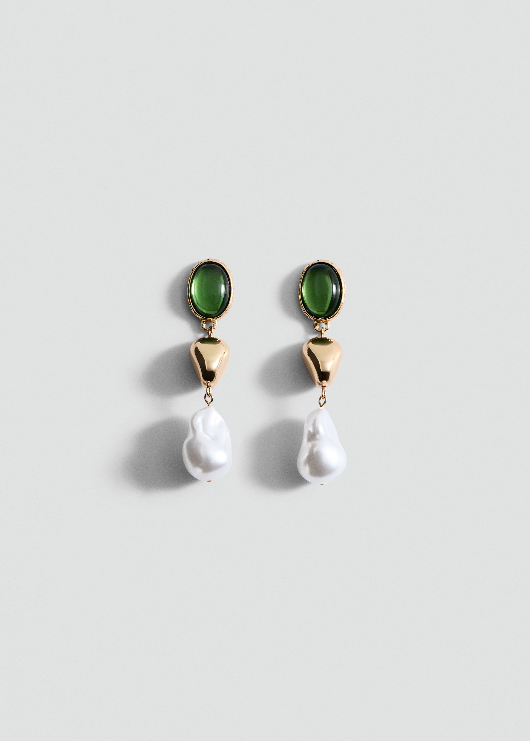 Mixed bead earrings - Article without model