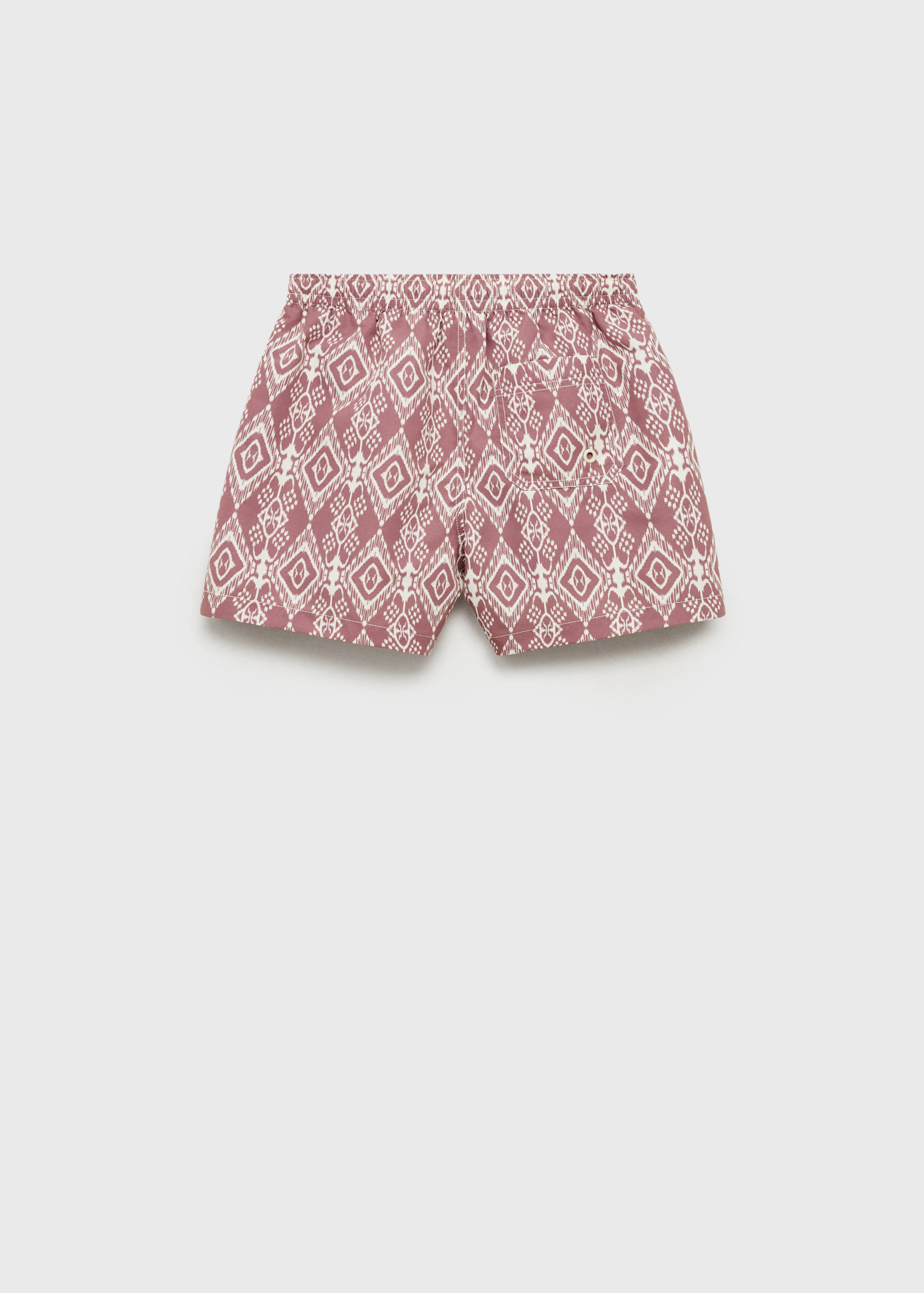 Printed swimsuit - Reverse of the article