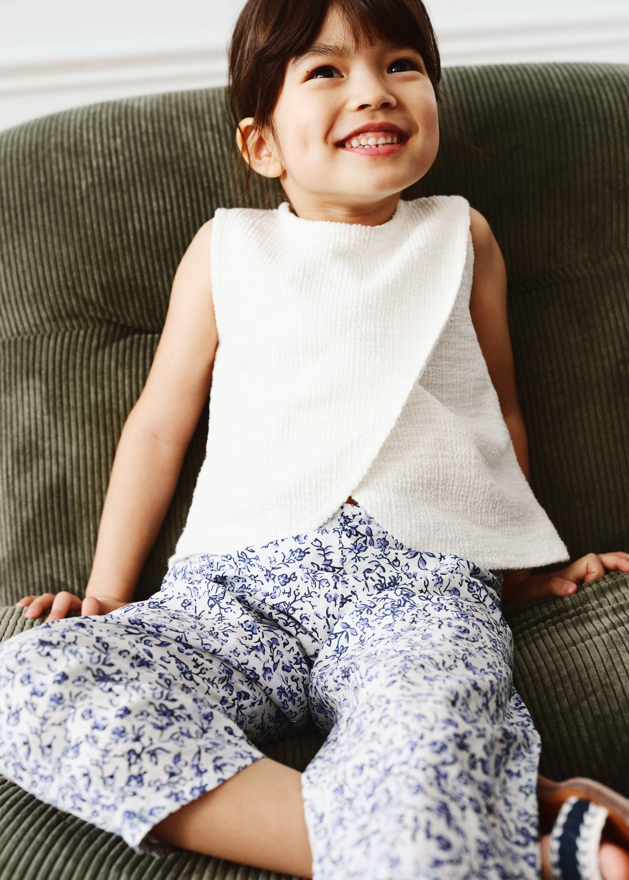 تي شيرت من التويد بفتحة - تفاصيل المنتج 6