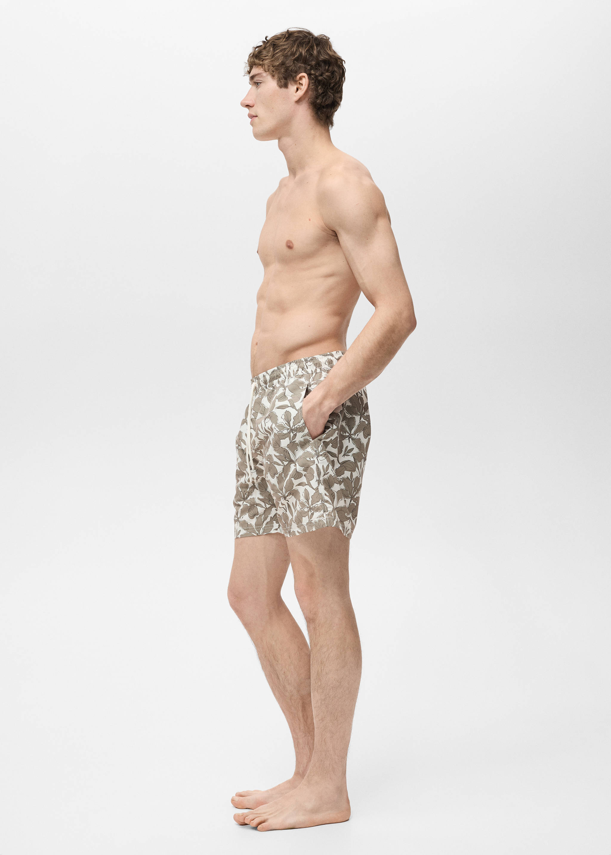 Floral print swimsuit - Details of the article 2