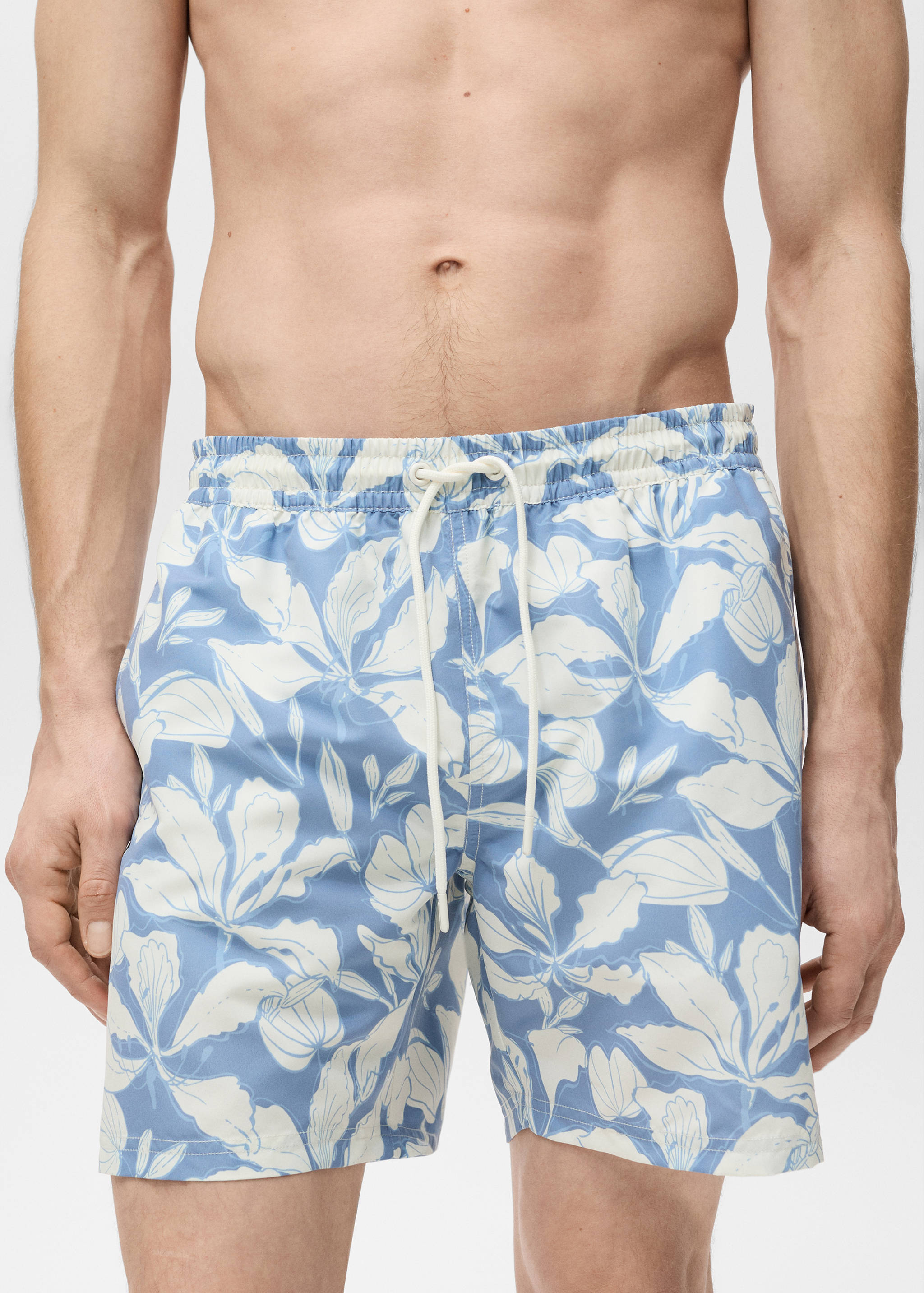 Floral print swimsuit - Details of the article 1