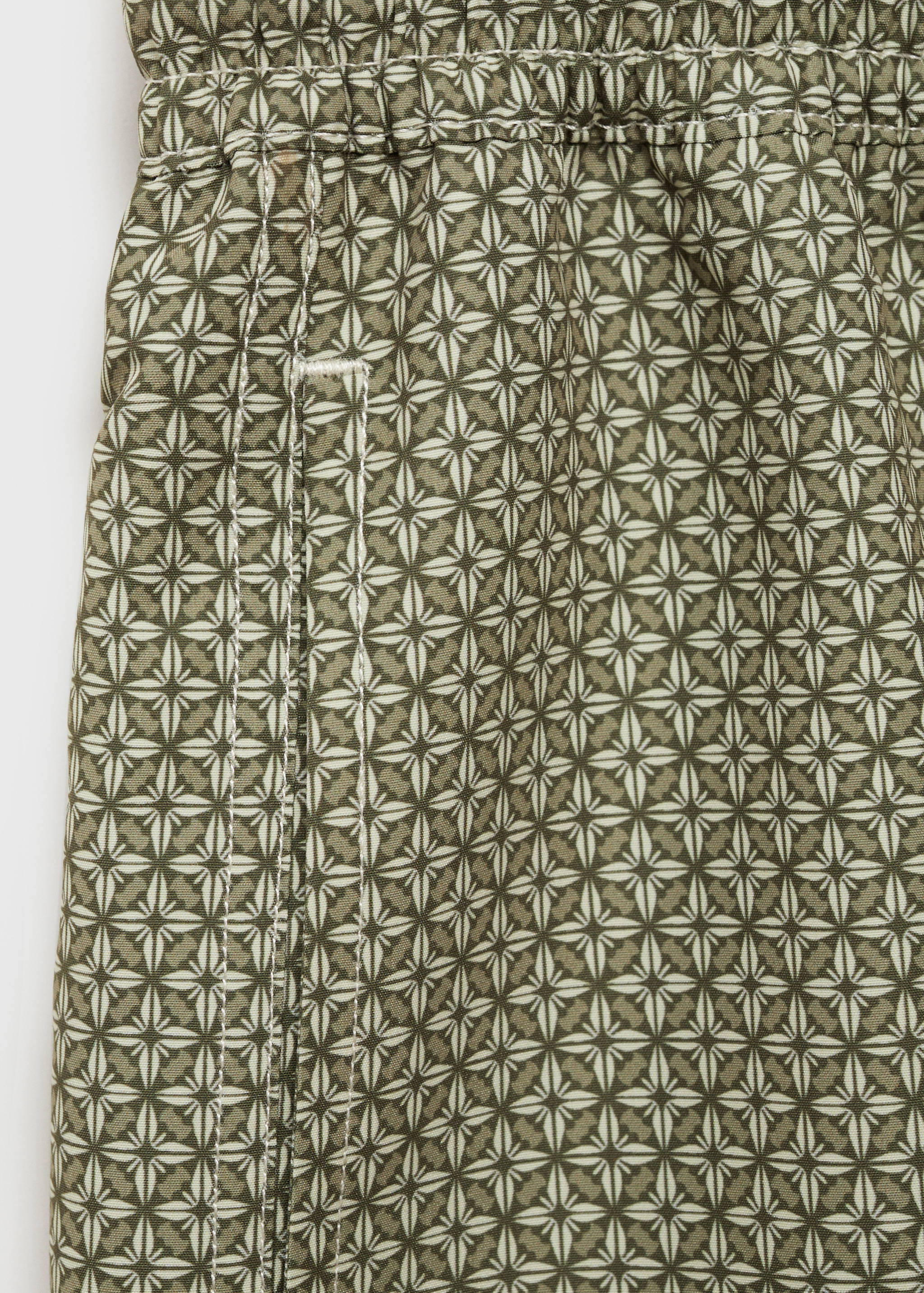 Geometric-print swimsuit - Details of the article 0