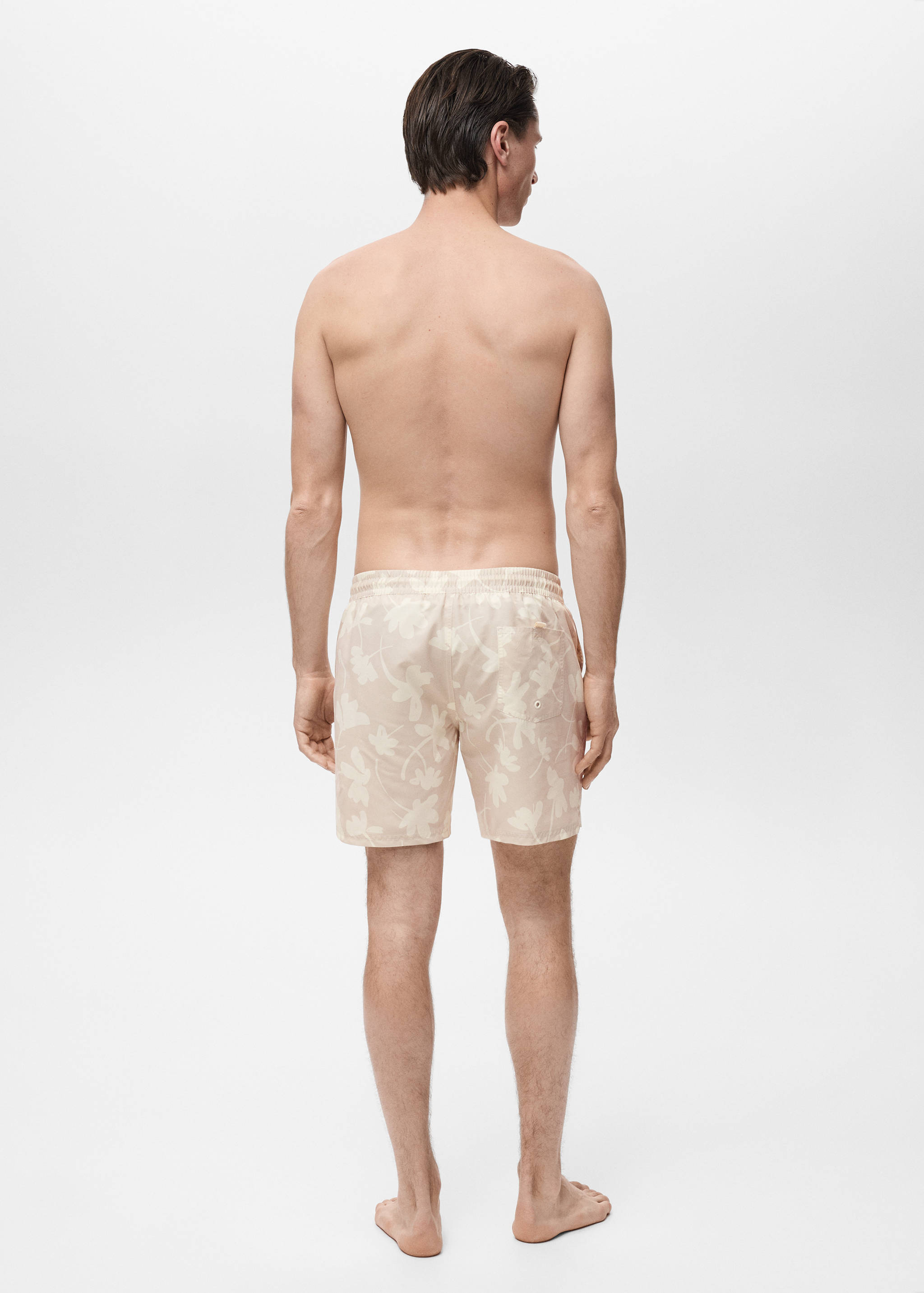 Banyador estampat floral - Revers de l'article