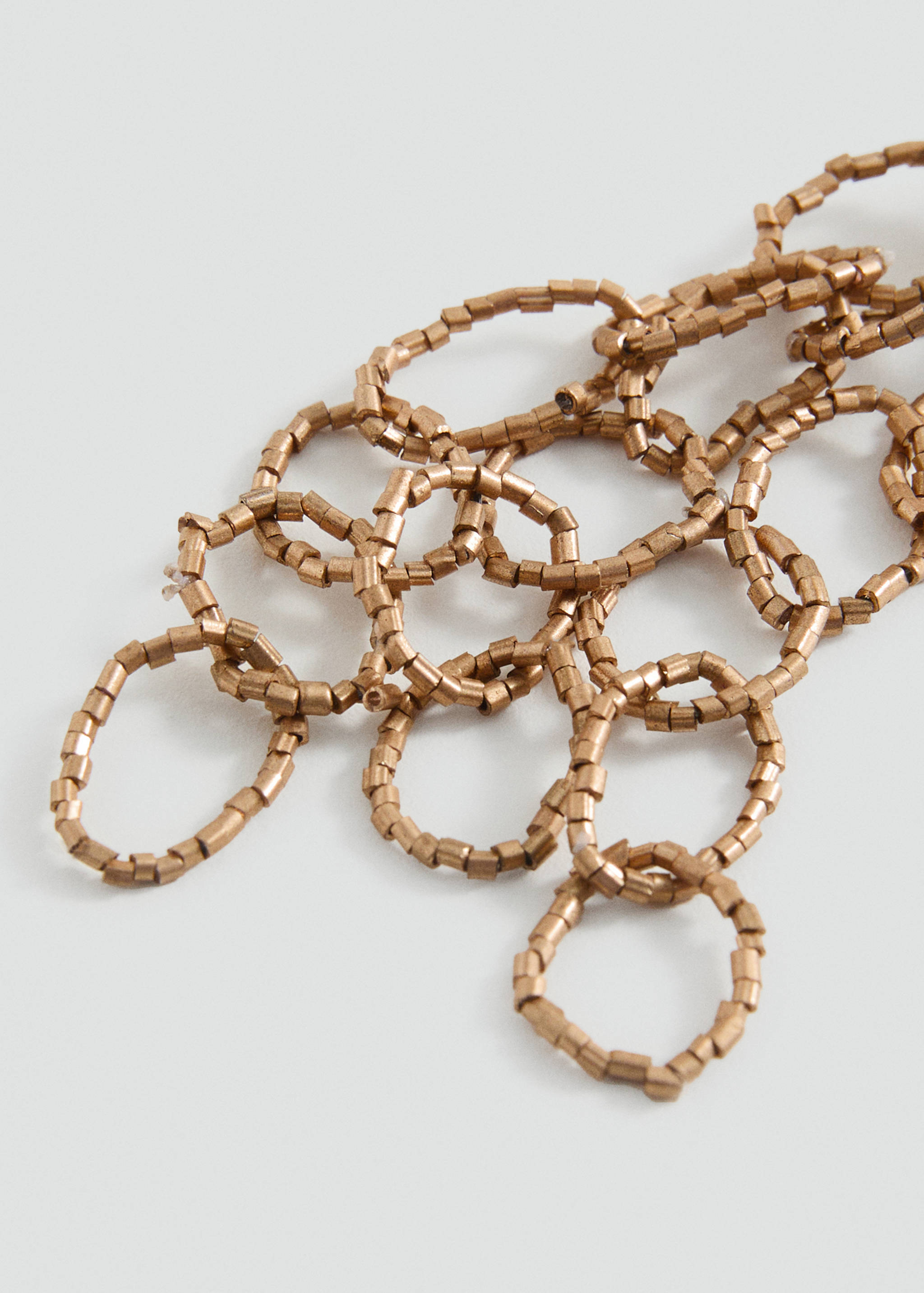 Intertwined hoop earrings - Details of the article 1