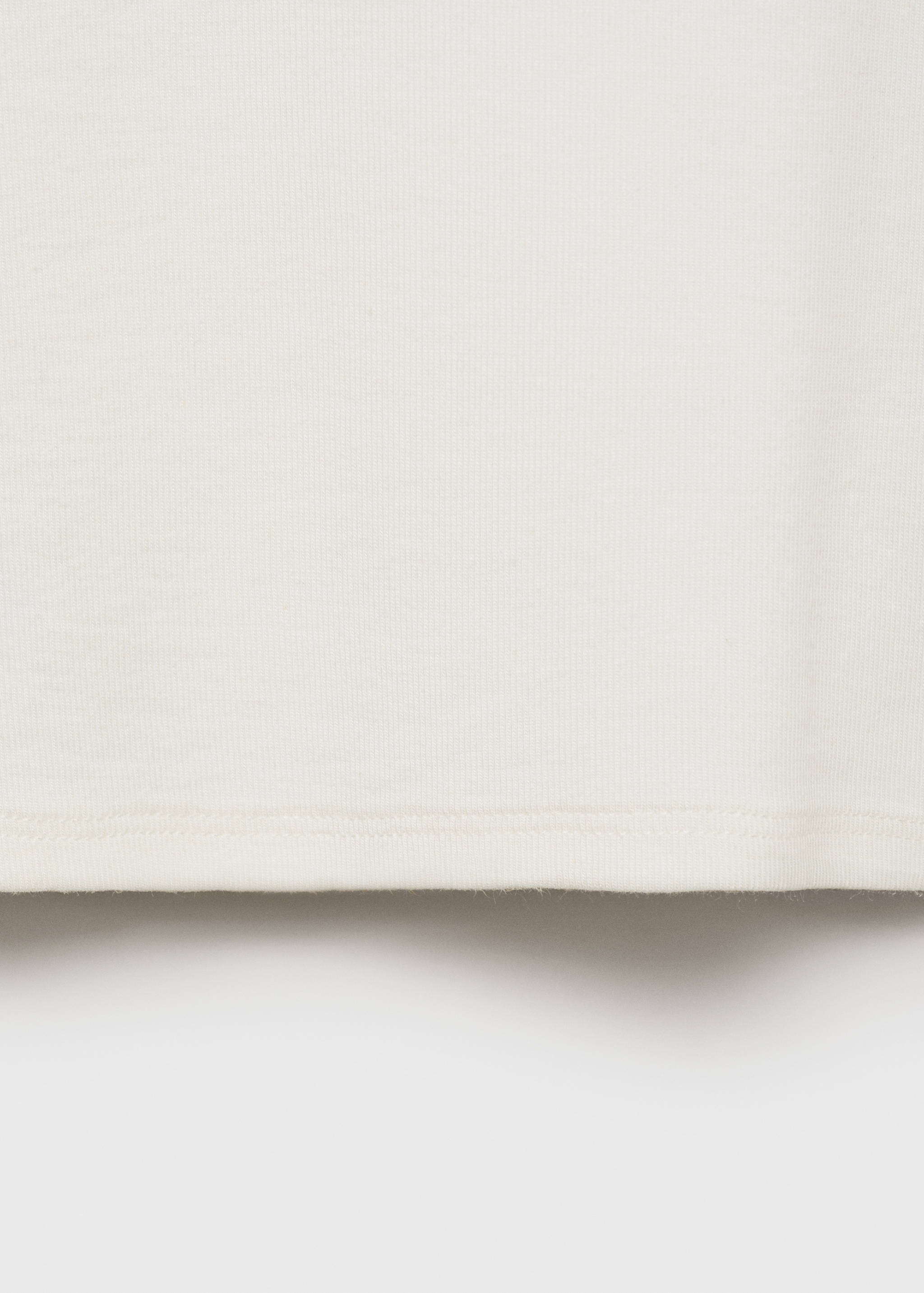Fitted cropped t-shirt - Details of the article 0