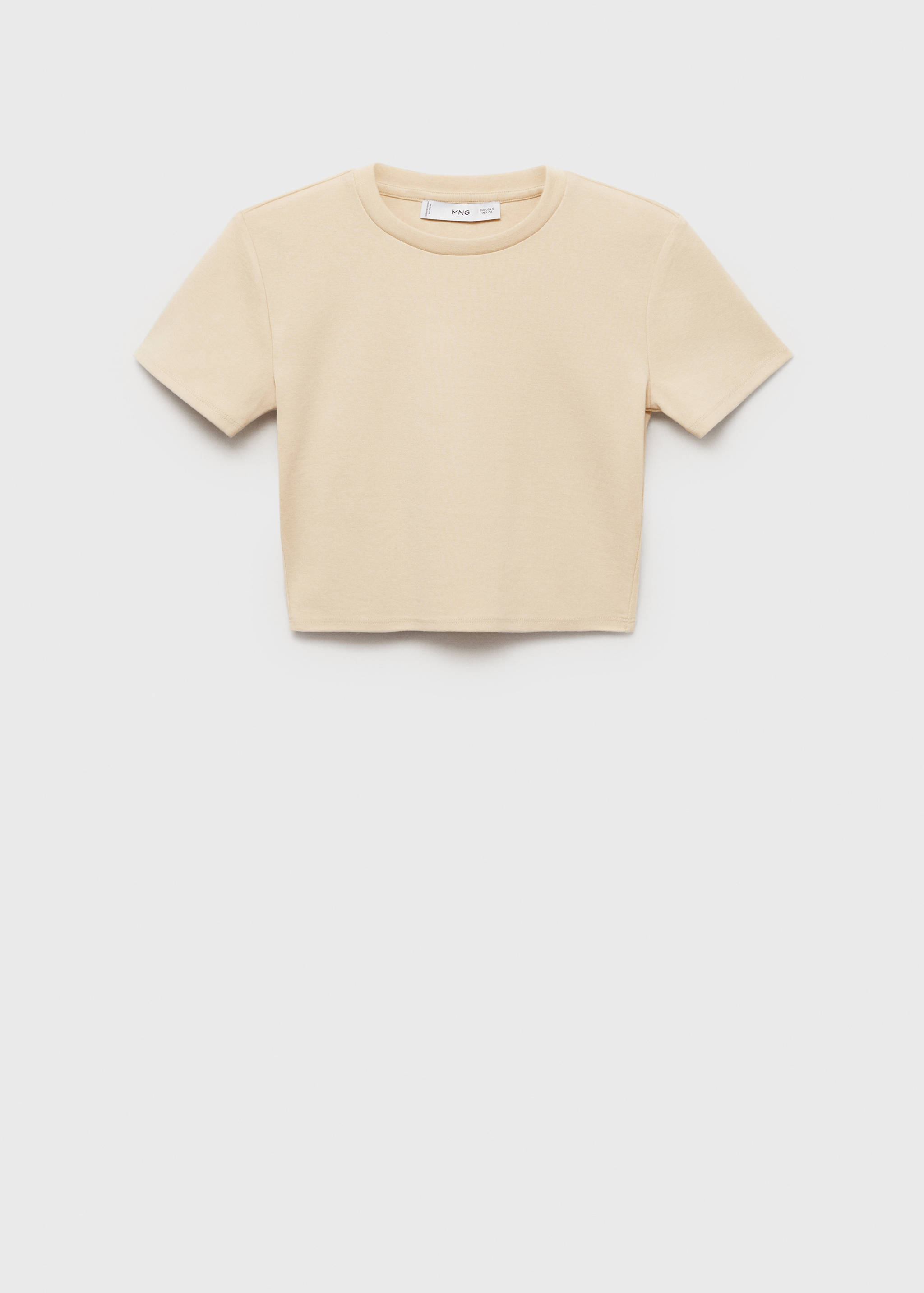 T-shirt crop cintré - Article sans modèle