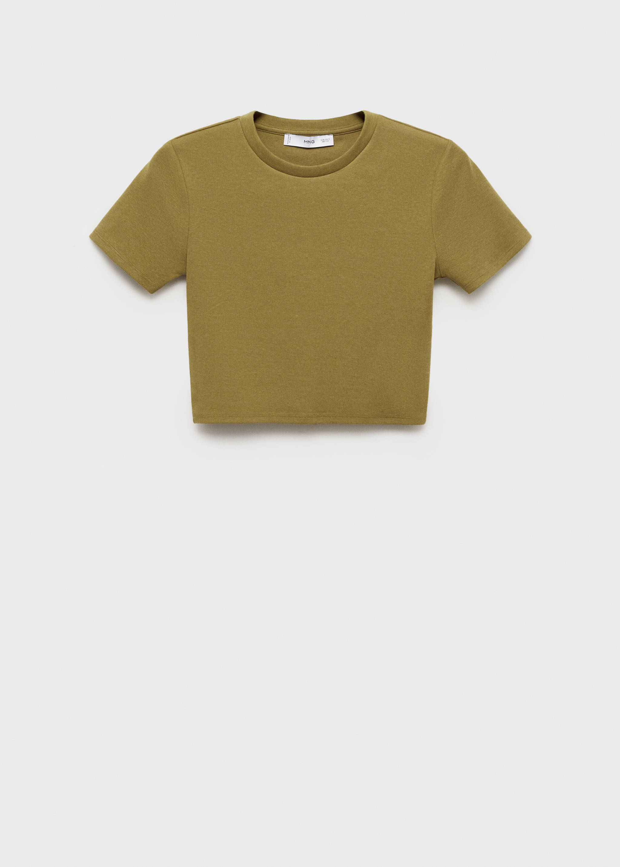 T-shirt crop cintré - Article sans modèle