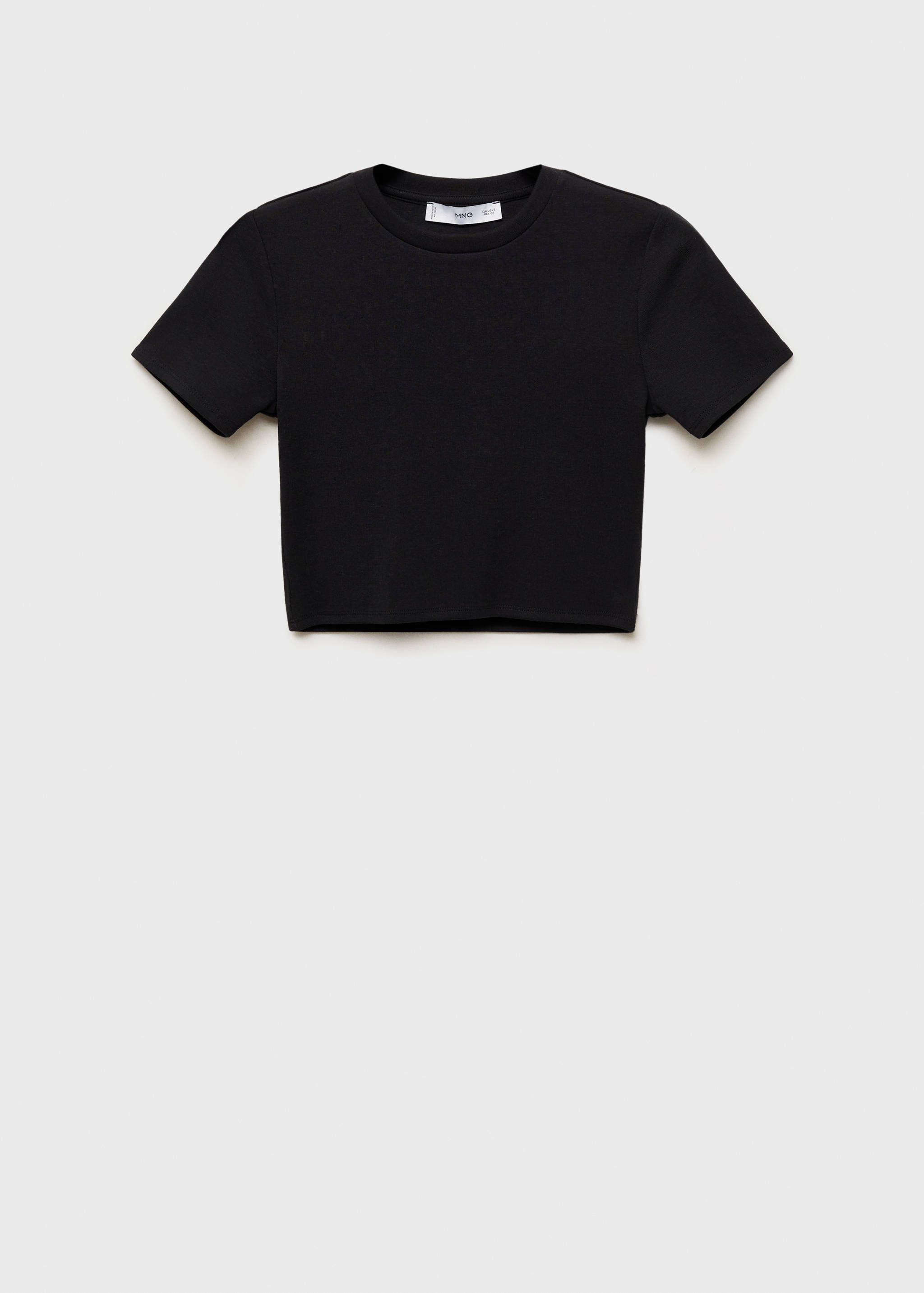 Fitted cropped t-shirt - Article without model