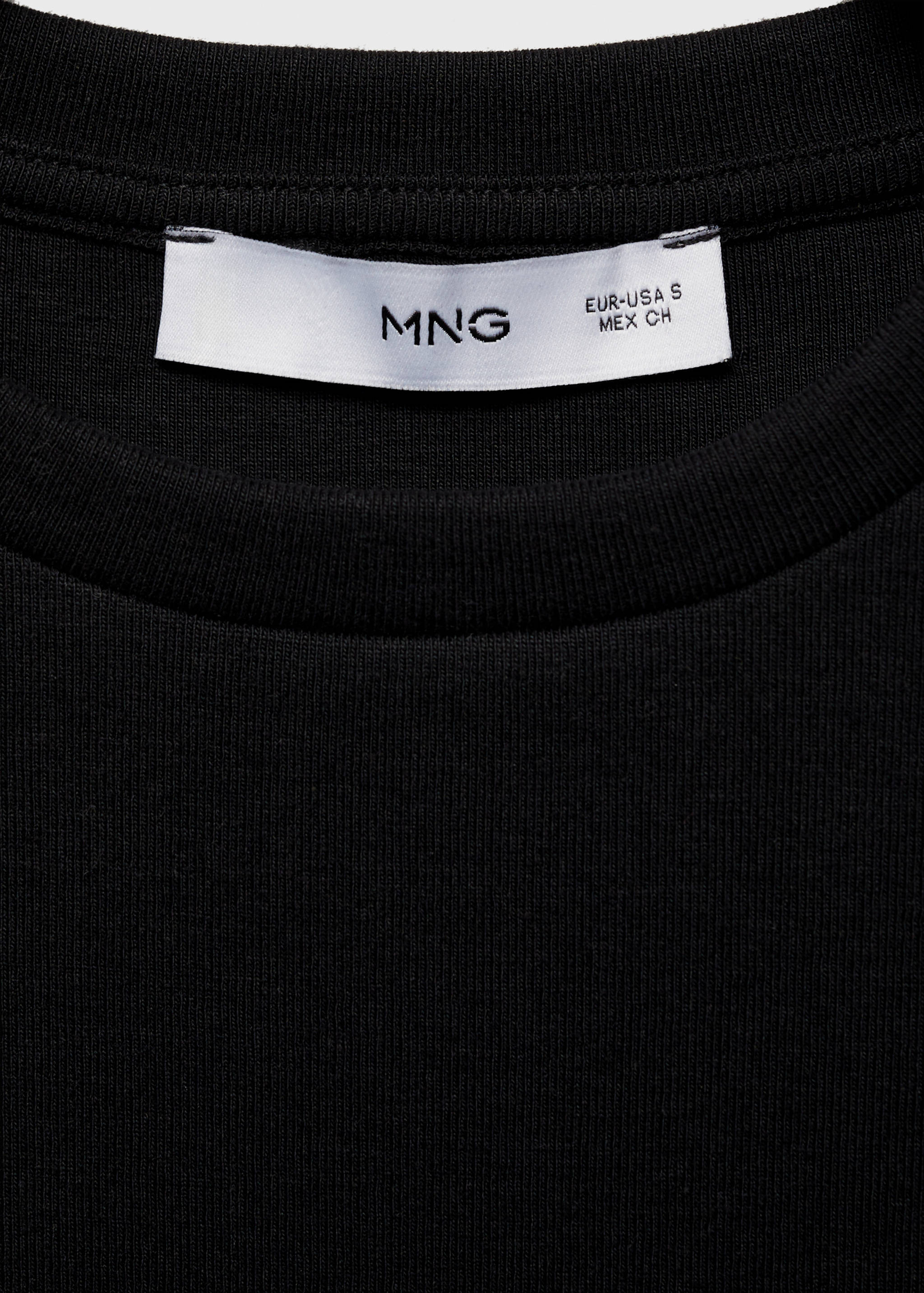 Fitted cropped t-shirt - Details of the article 8