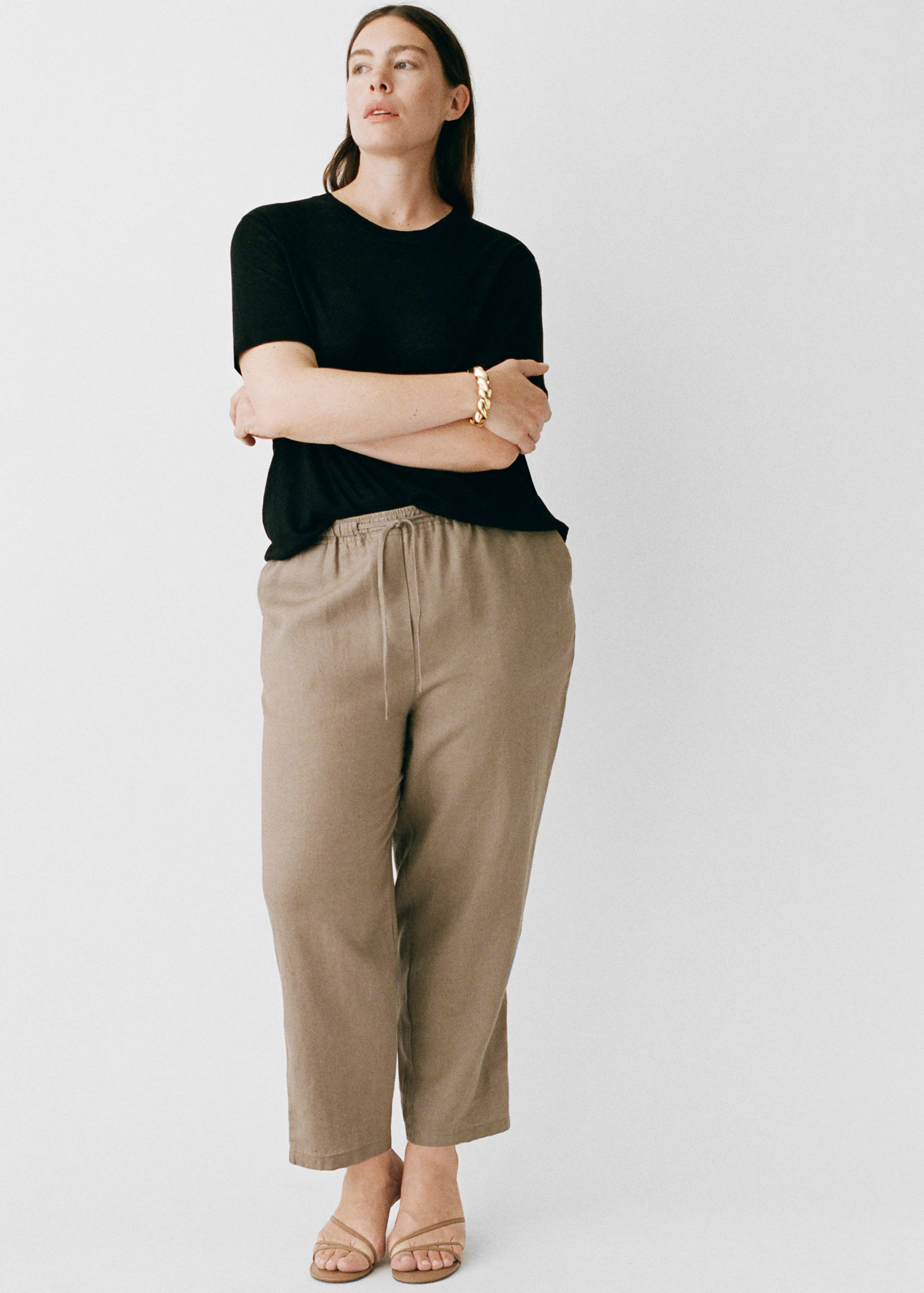 T-shirt de linho de manga curta - Pormenor do artigo 6