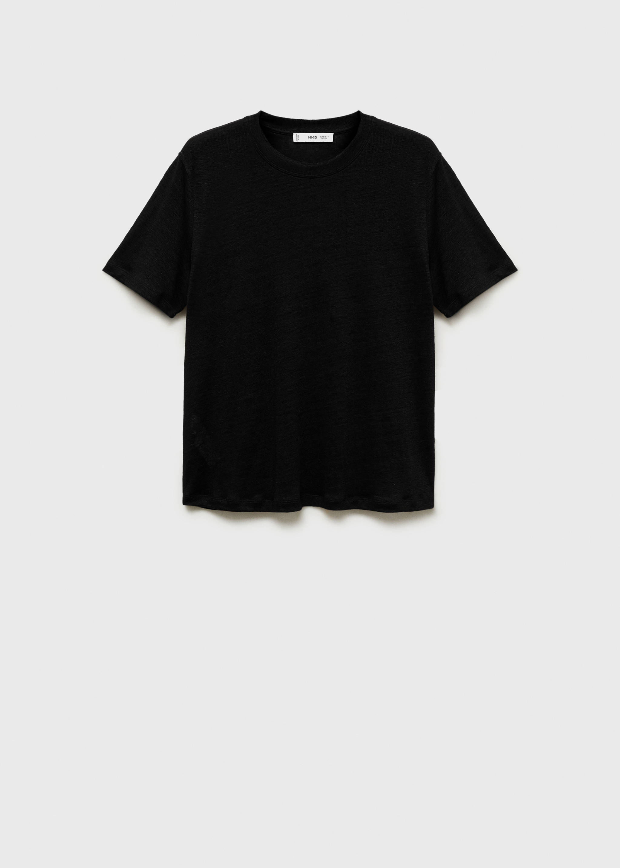 T-shirt de linho de manga curta - Artigo sem modelo