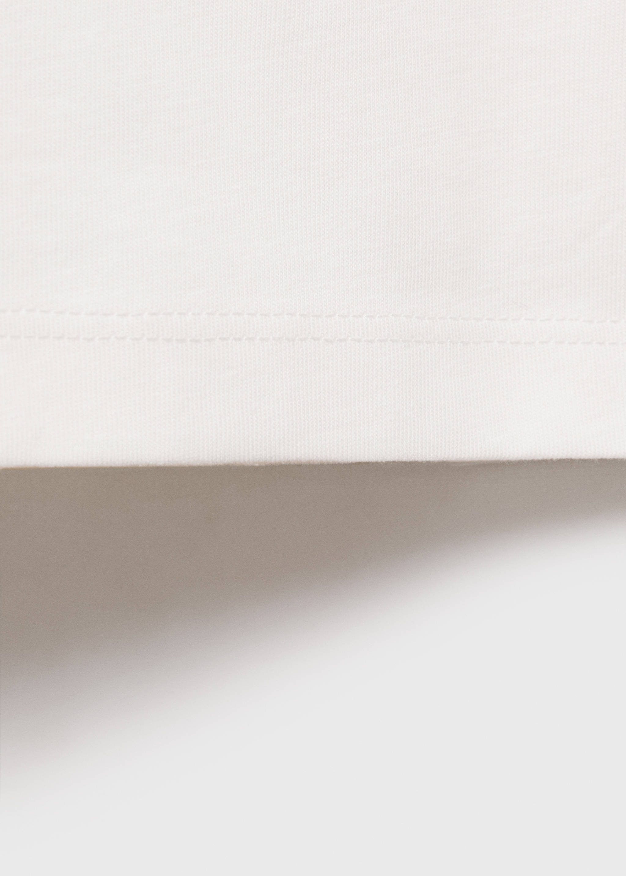 T-shirt algodão estampada - Pormenor do artigo 0