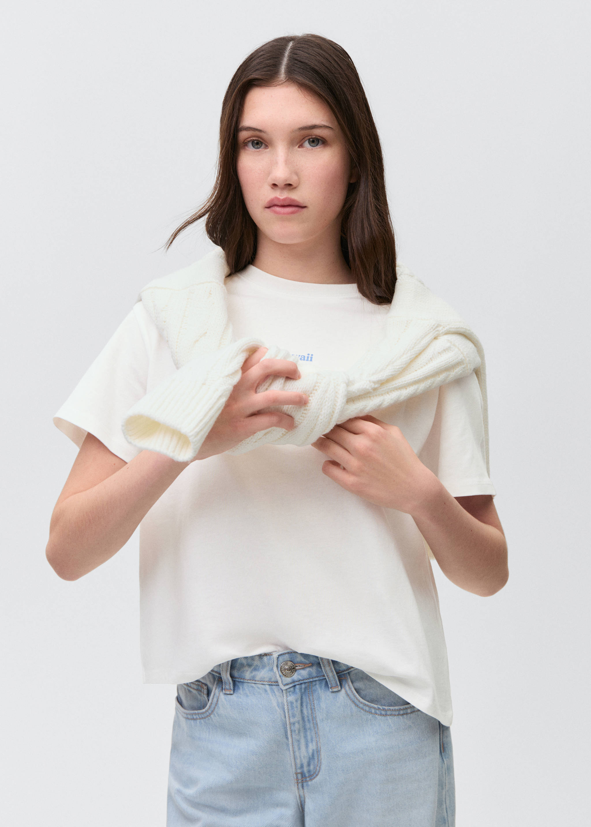 T-shirt motif imprimé - Plan moyen