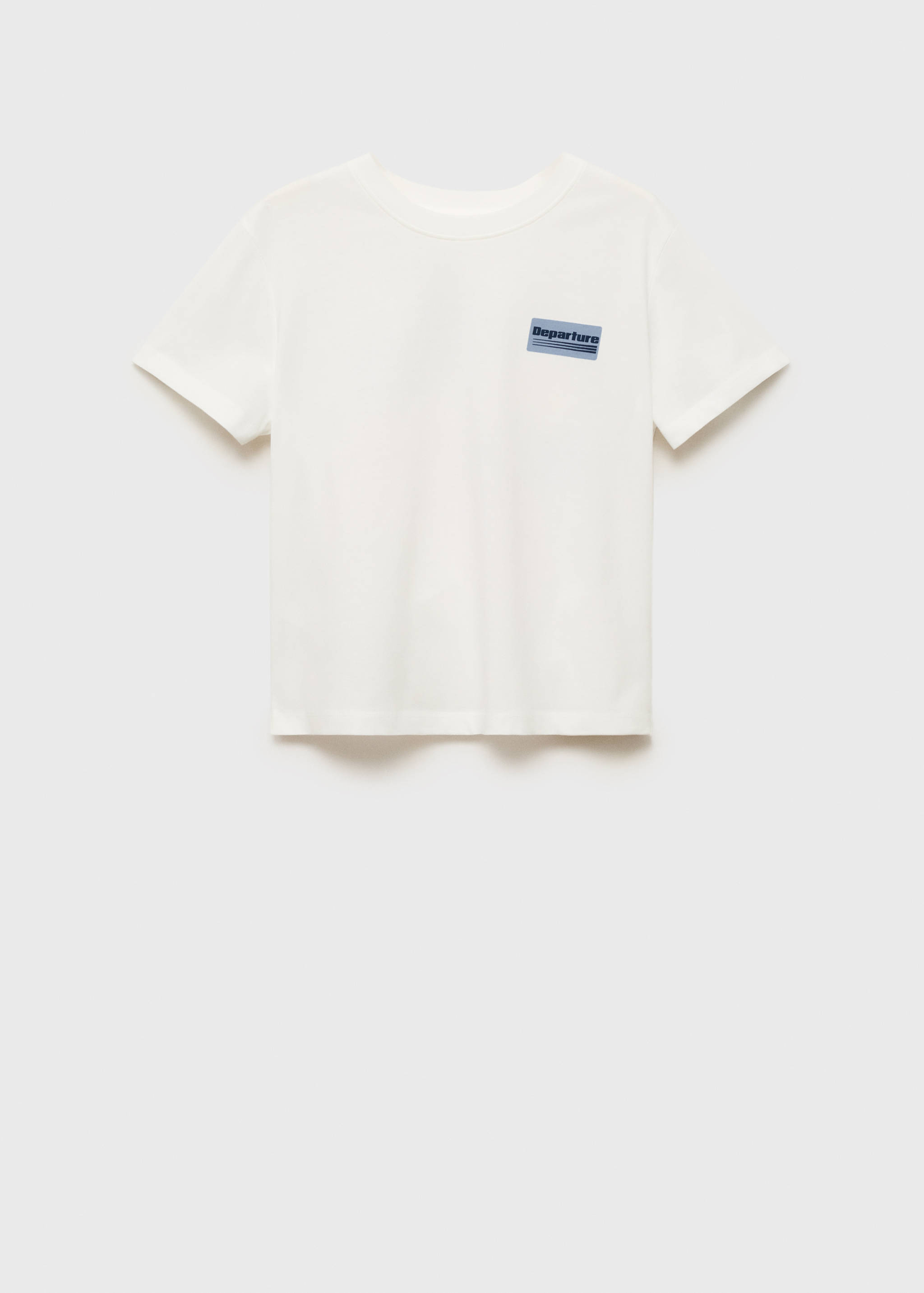 Printed cotton-blend T-shirt - Article without model