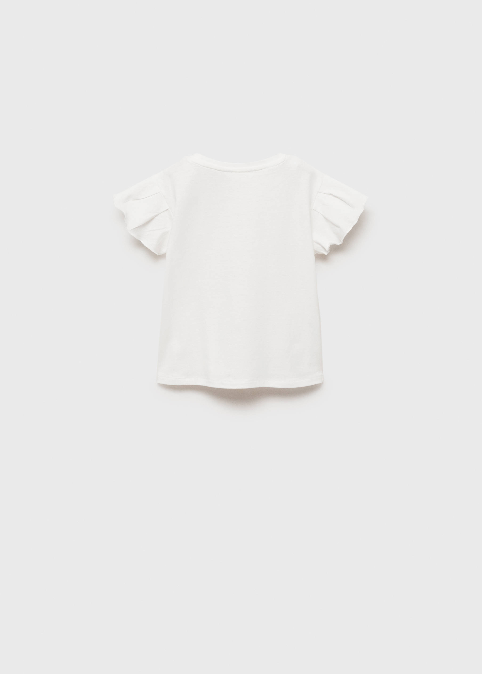 Short-sleeved cotton t-shirt - Reverse of the article