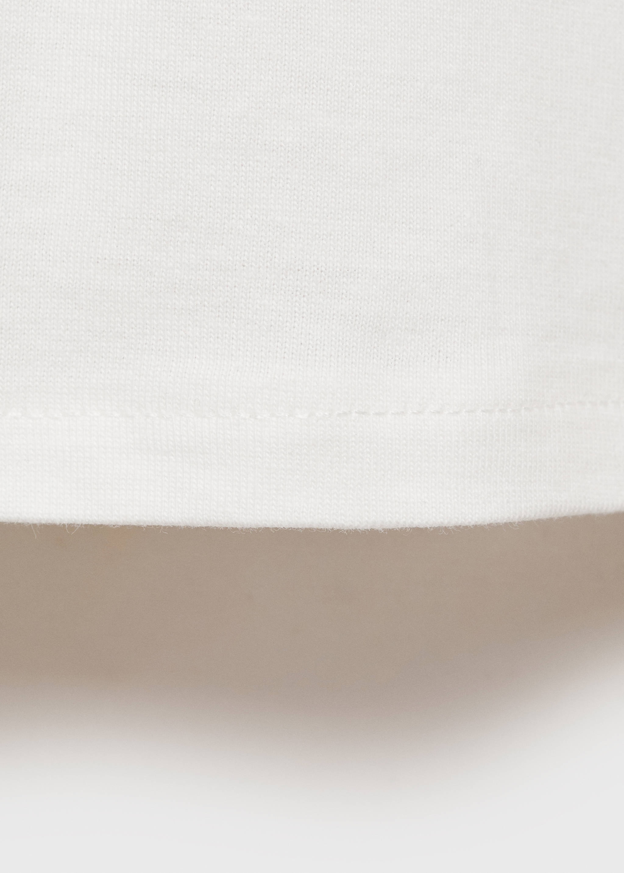 Short-sleeved cotton t-shirt - Details of the article 0