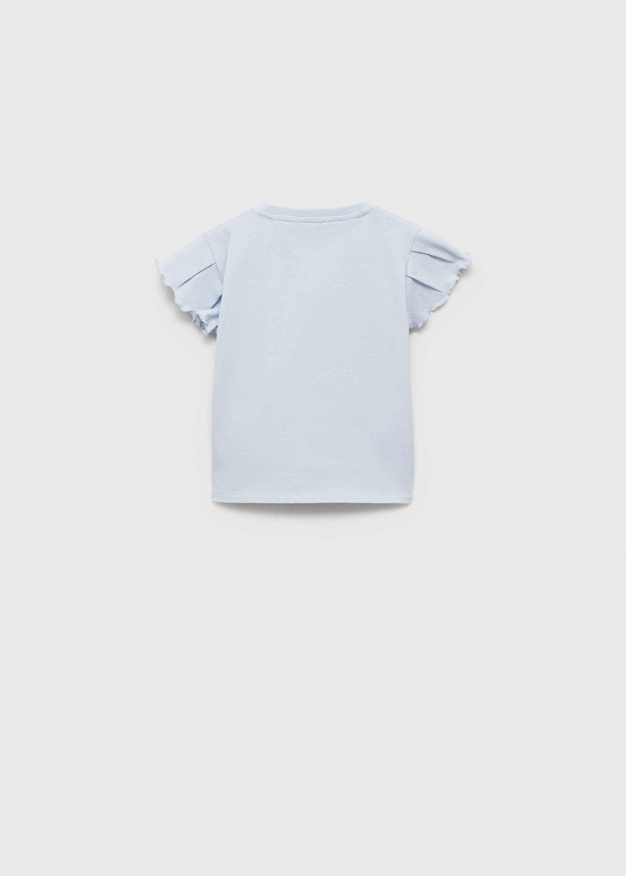 Short-sleeved cotton t-shirt - Reverse of the article