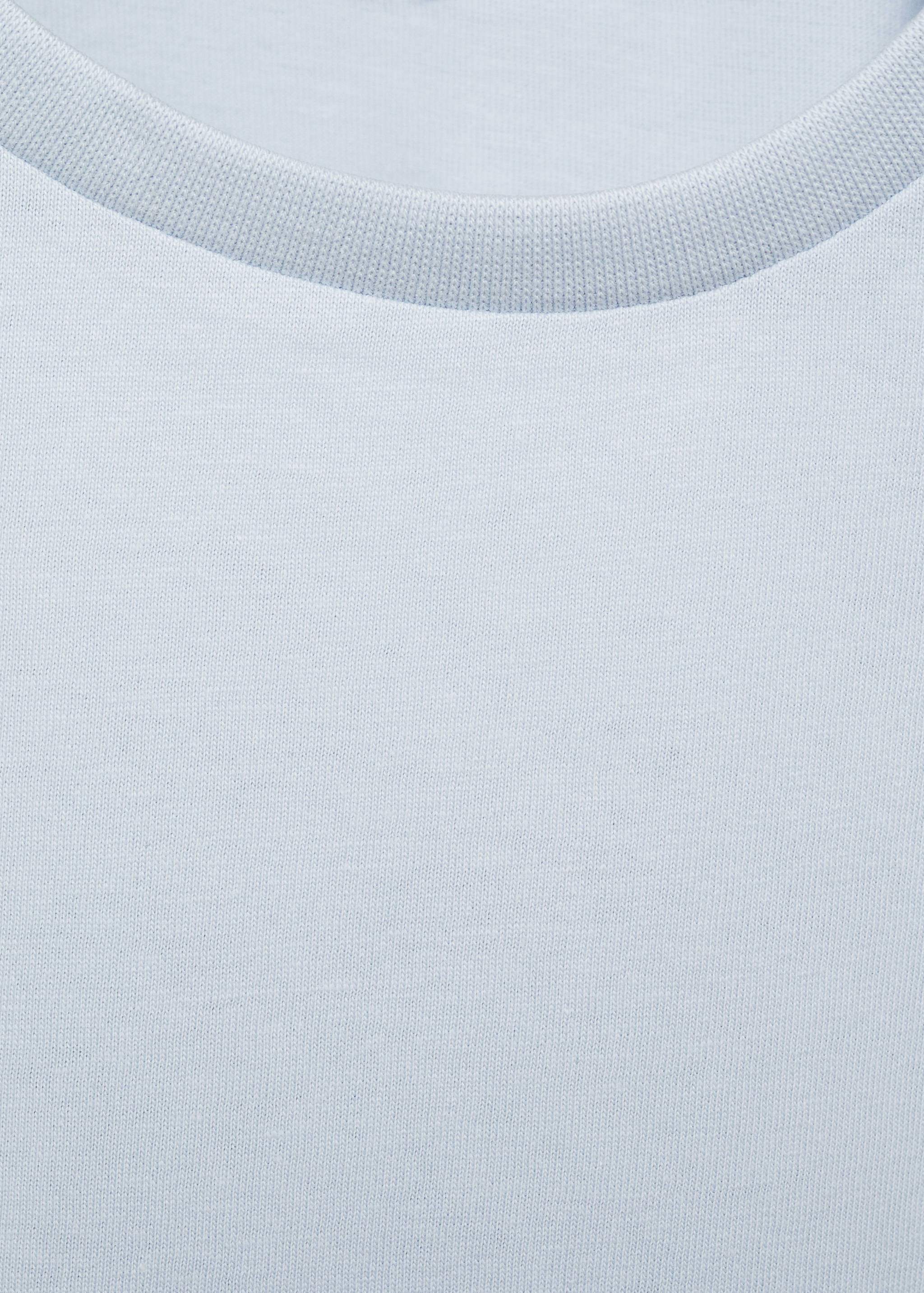 Short-sleeved cotton t-shirt - Details of the article 0