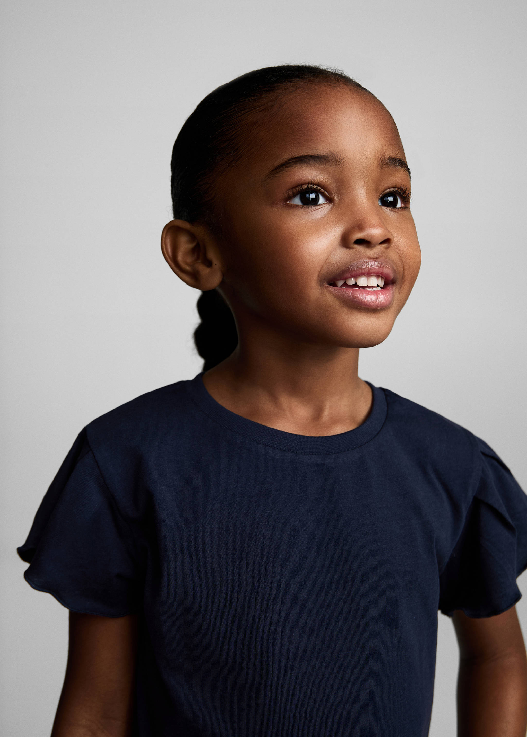 Short-sleeved cotton t-shirt - Details of the article 1