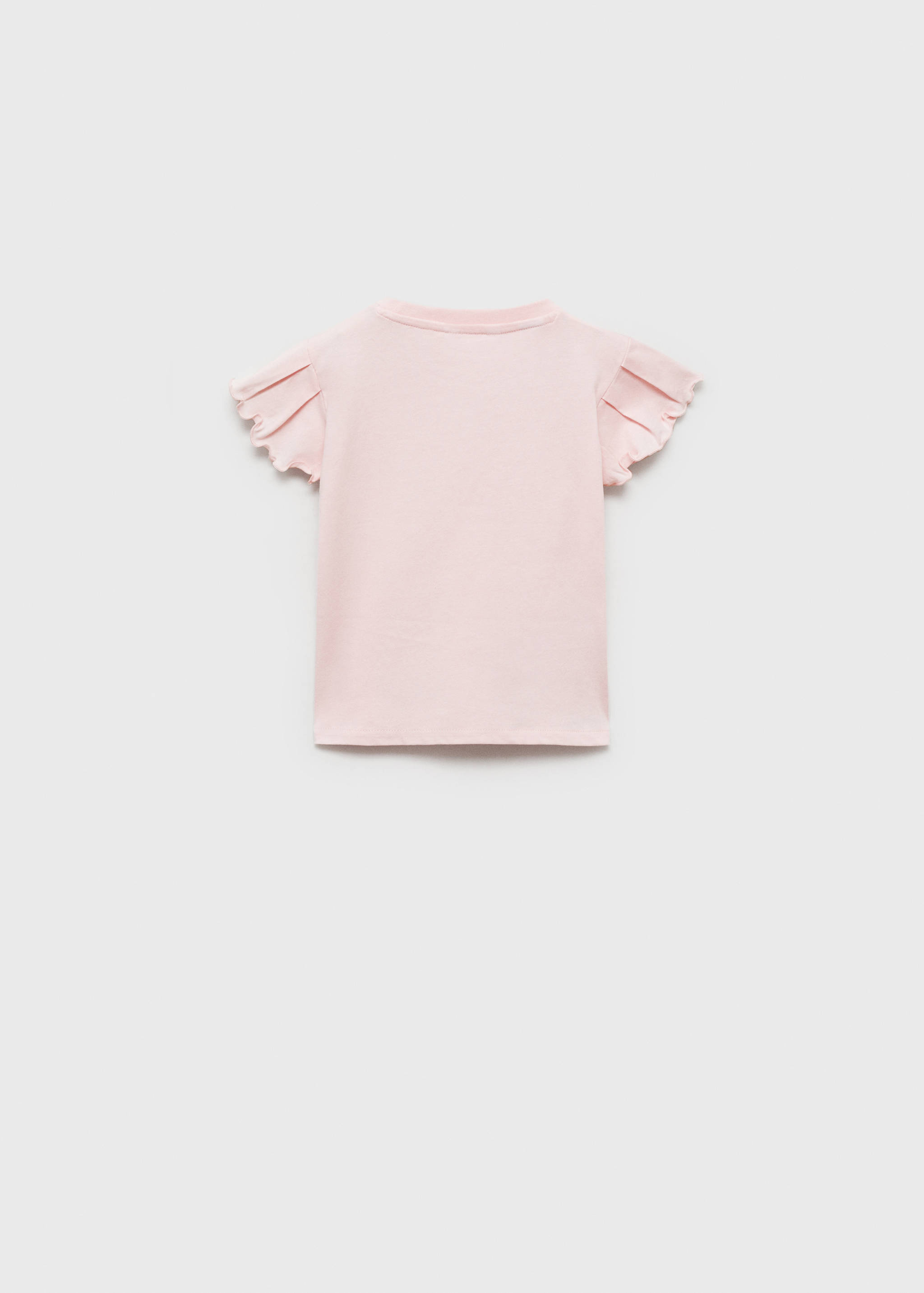 Short-sleeved cotton t-shirt - Reverse of the article