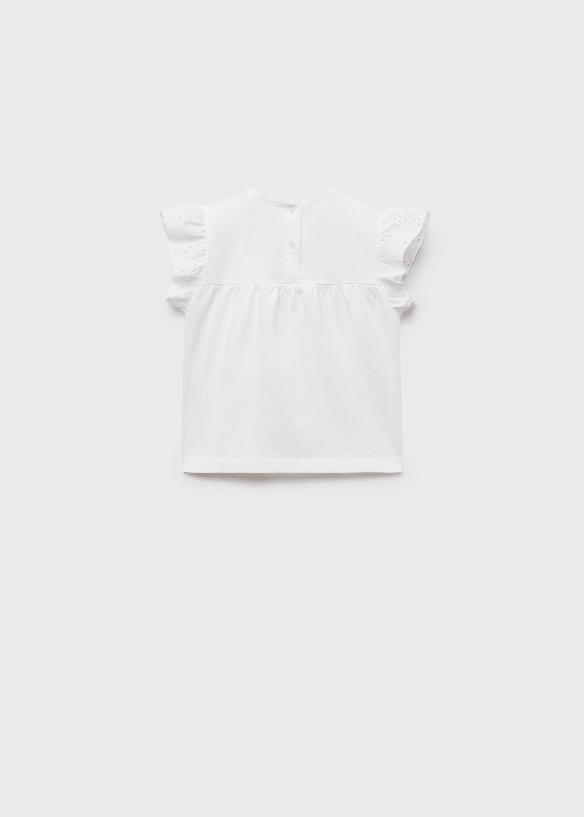 Camiseta detalles calados - Reverso del artículo