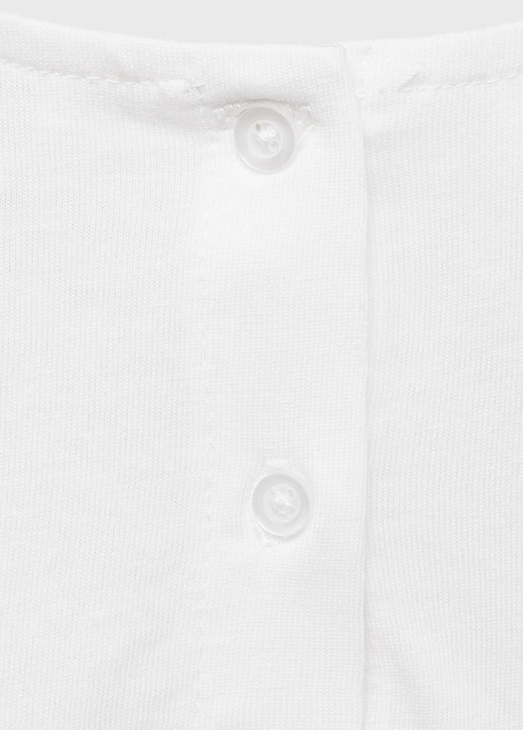 Openwork details T-shirt — Off White