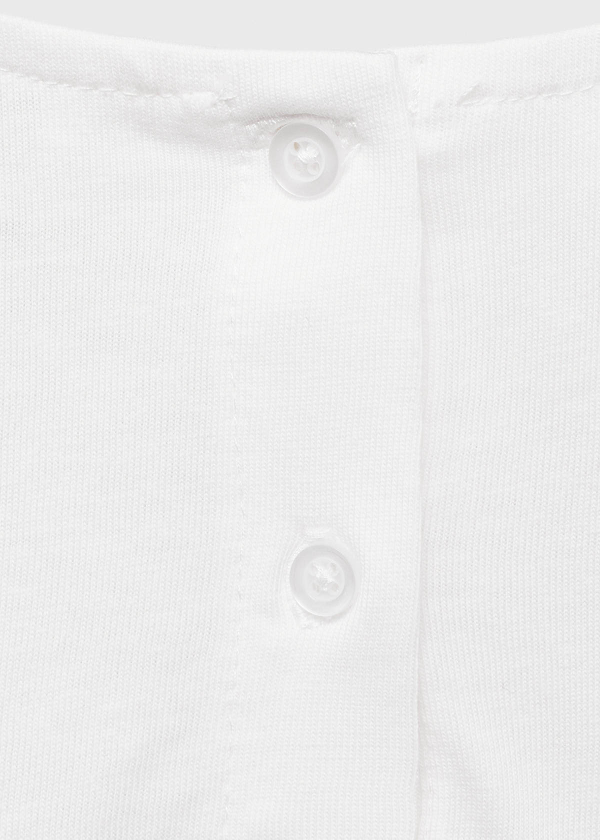 Openwork details T-shirt — Off White