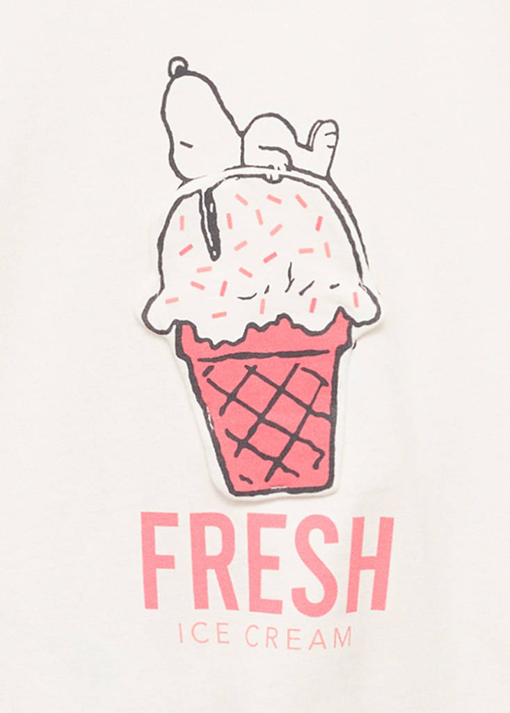 Snoopy printed t-shirt — Off White