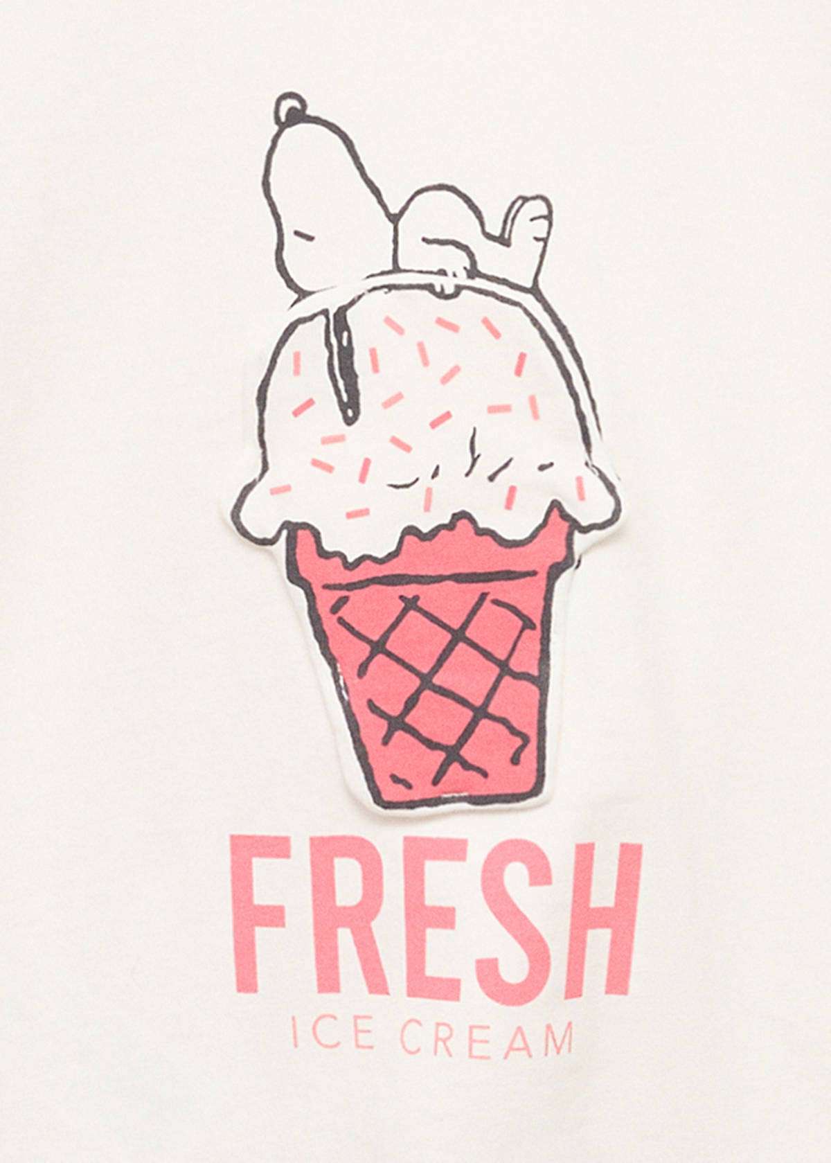 Snoopy printed t-shirt — Off White