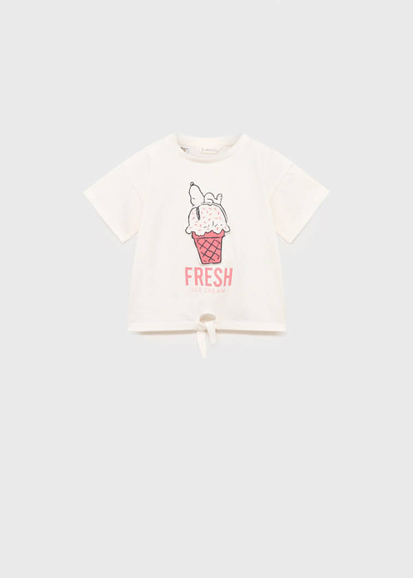 Snoopy printed t-shirt — Off White