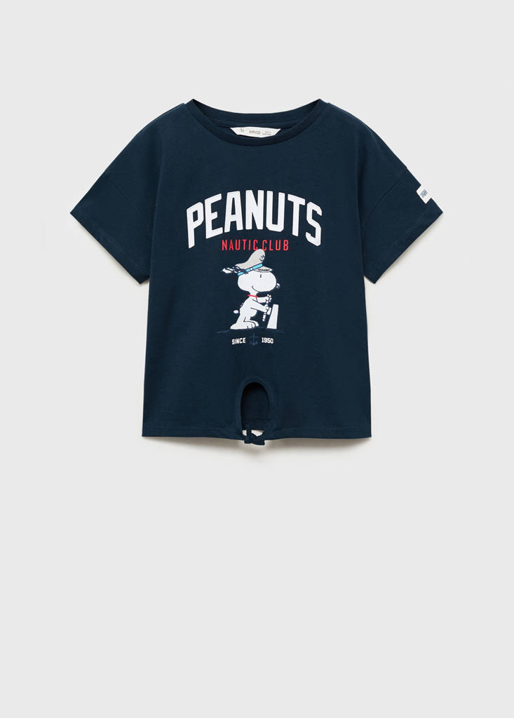 Snoopy printed t-shirt — Dark Navy