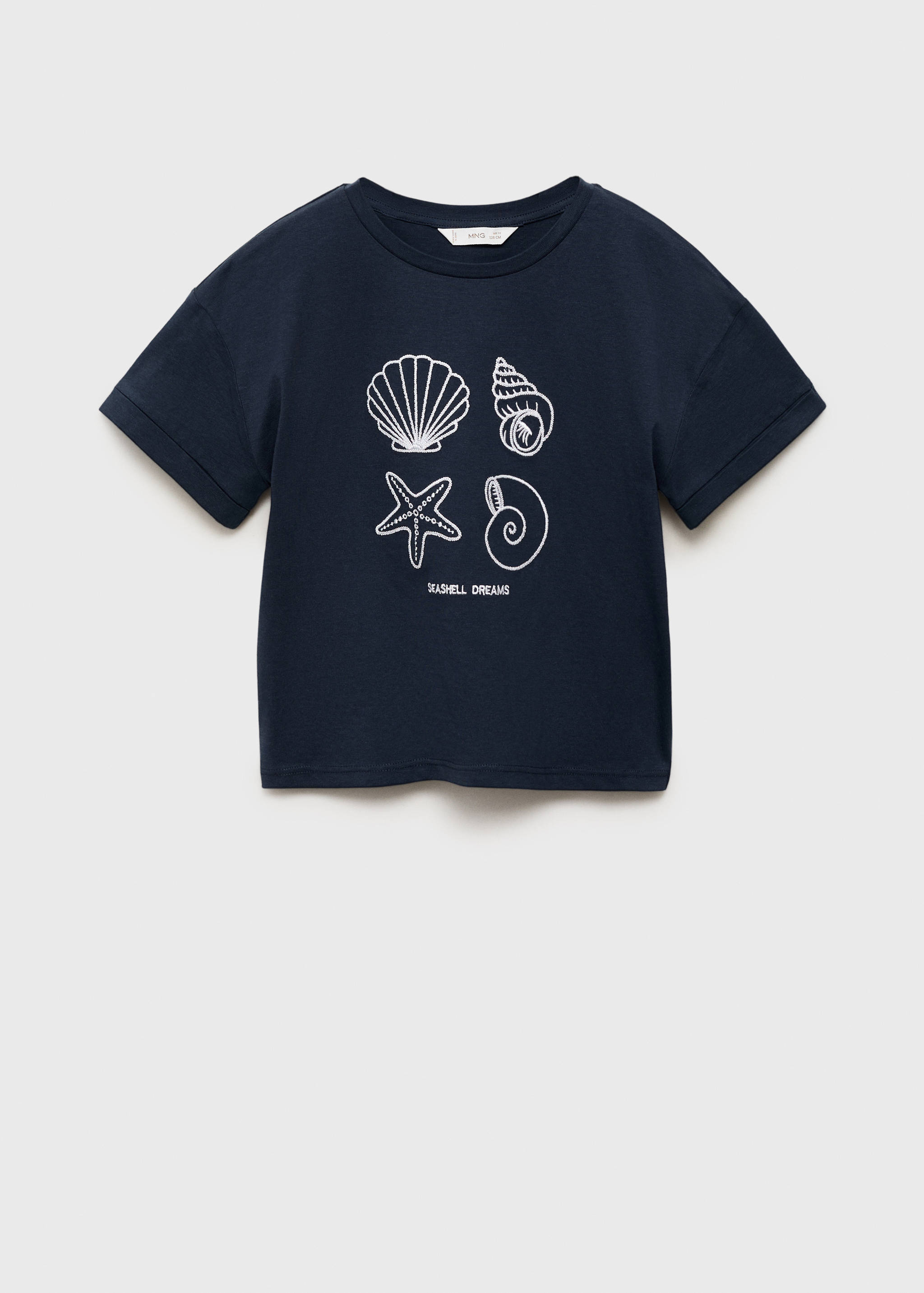 Embroidered detail T-shirt - Article without model