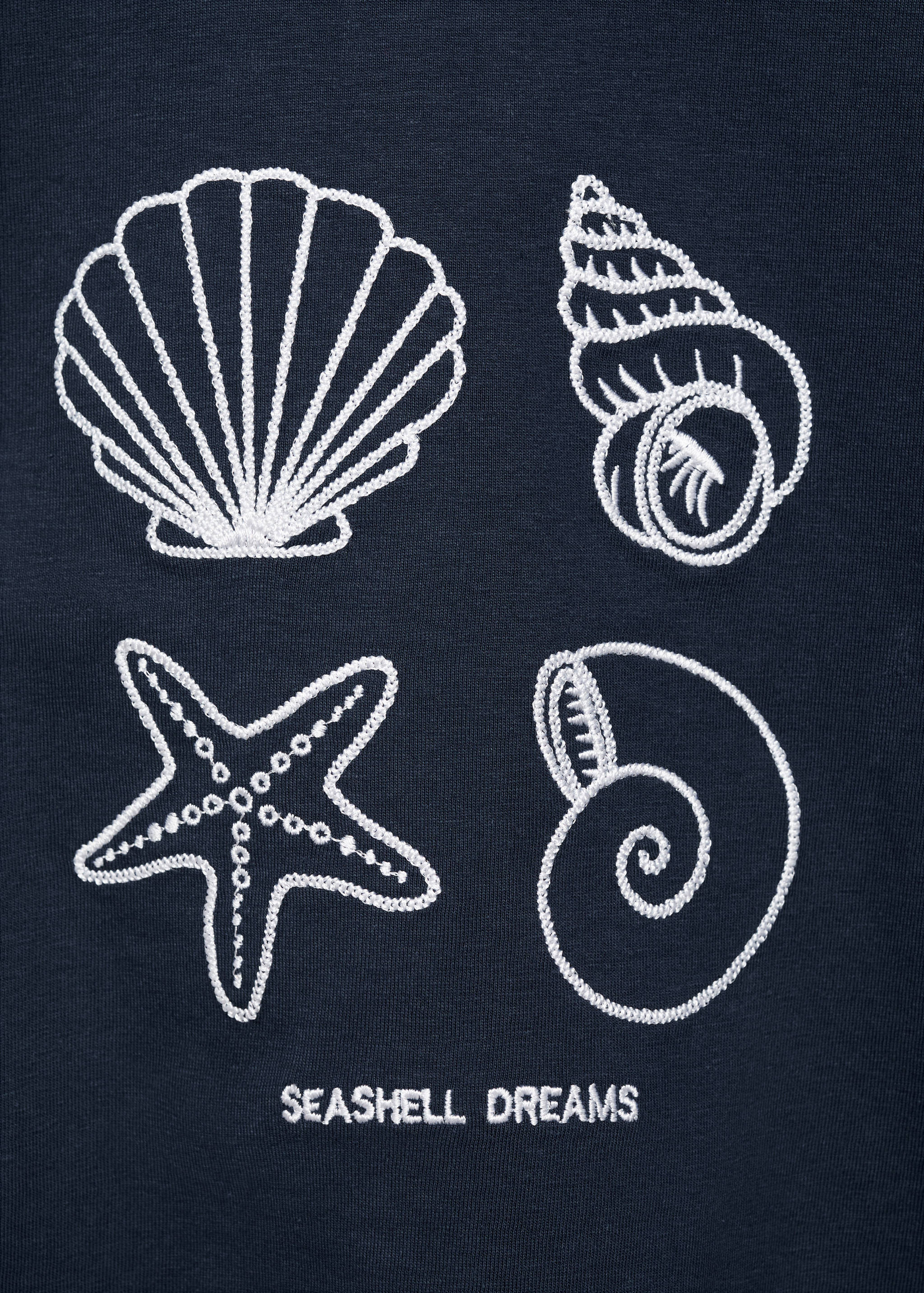 Embroidered detail T-shirt - Details of the article 8