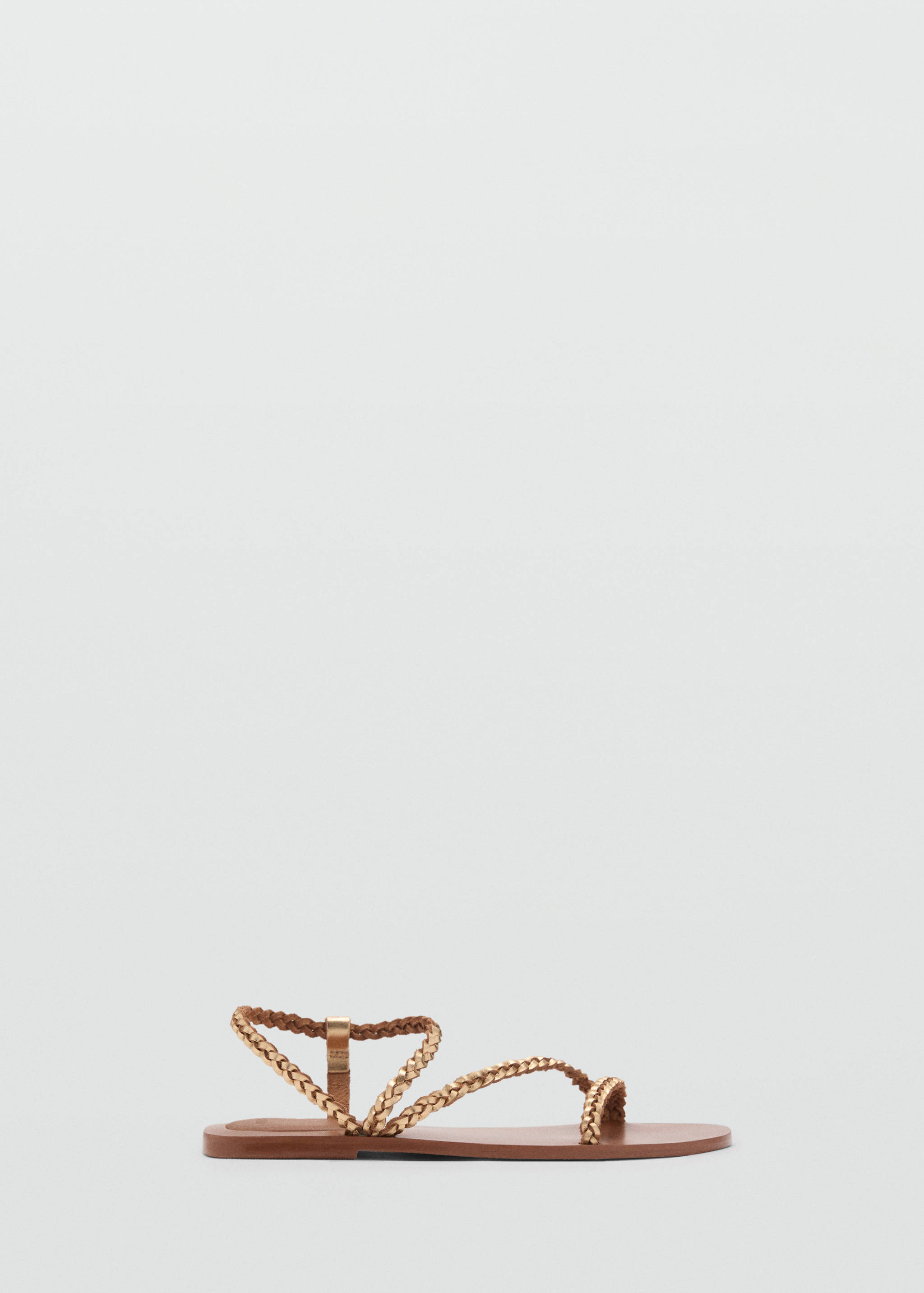 Sandália de pele entrançado - Artigo sem modelo