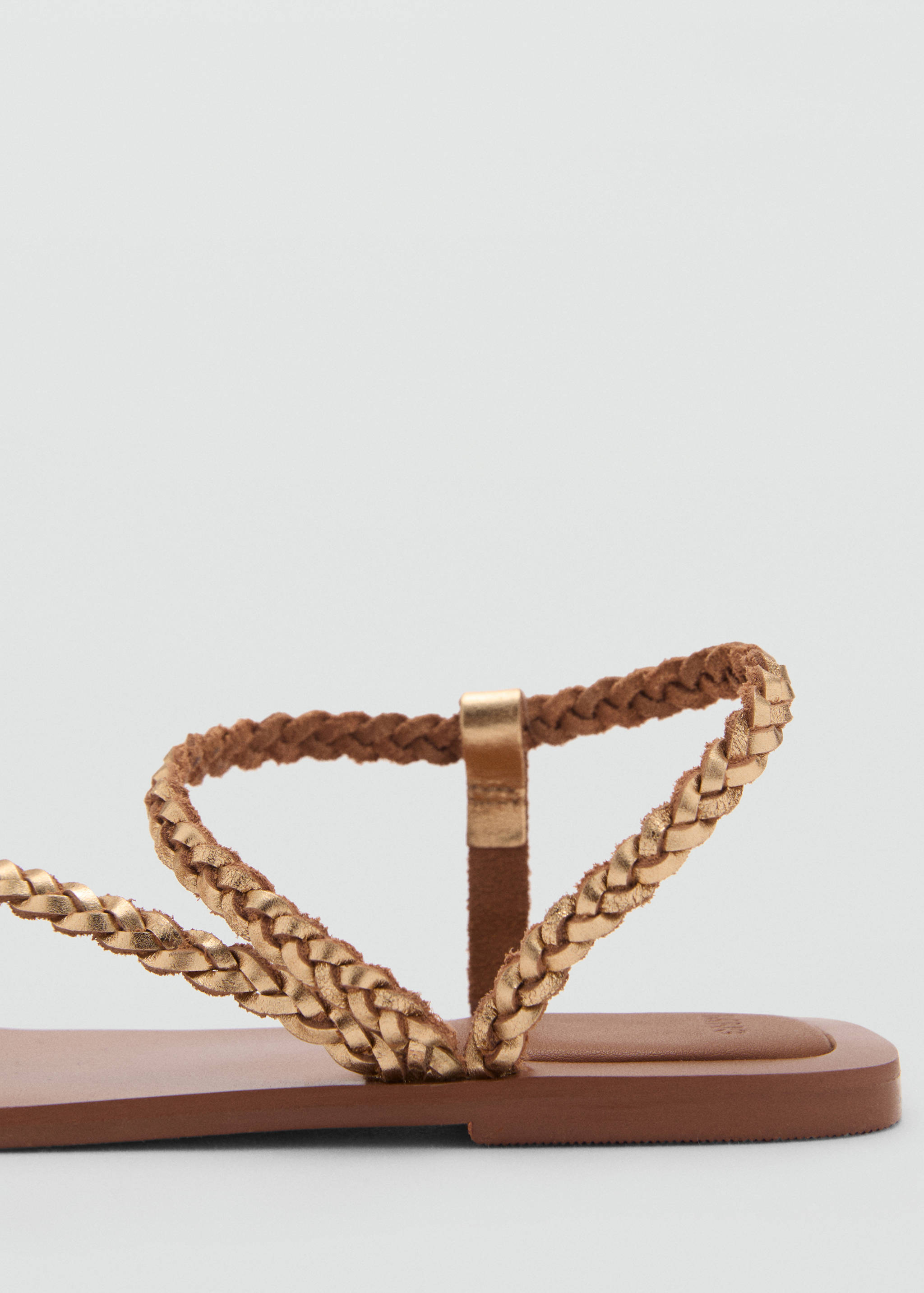 Sandália de pele entrançado - Pormenor do artigo 2