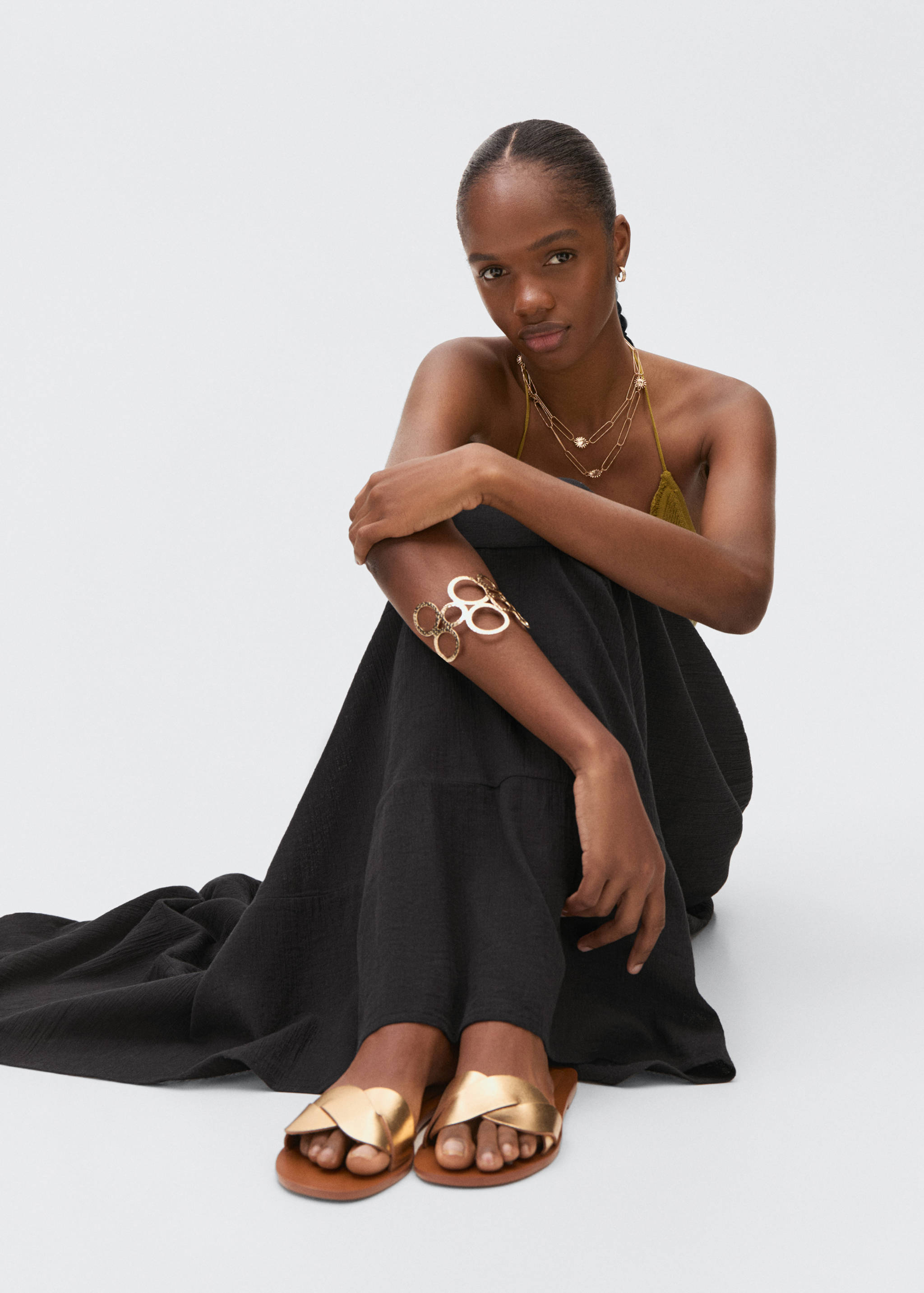 Leather straps sandals - Details of the article 9