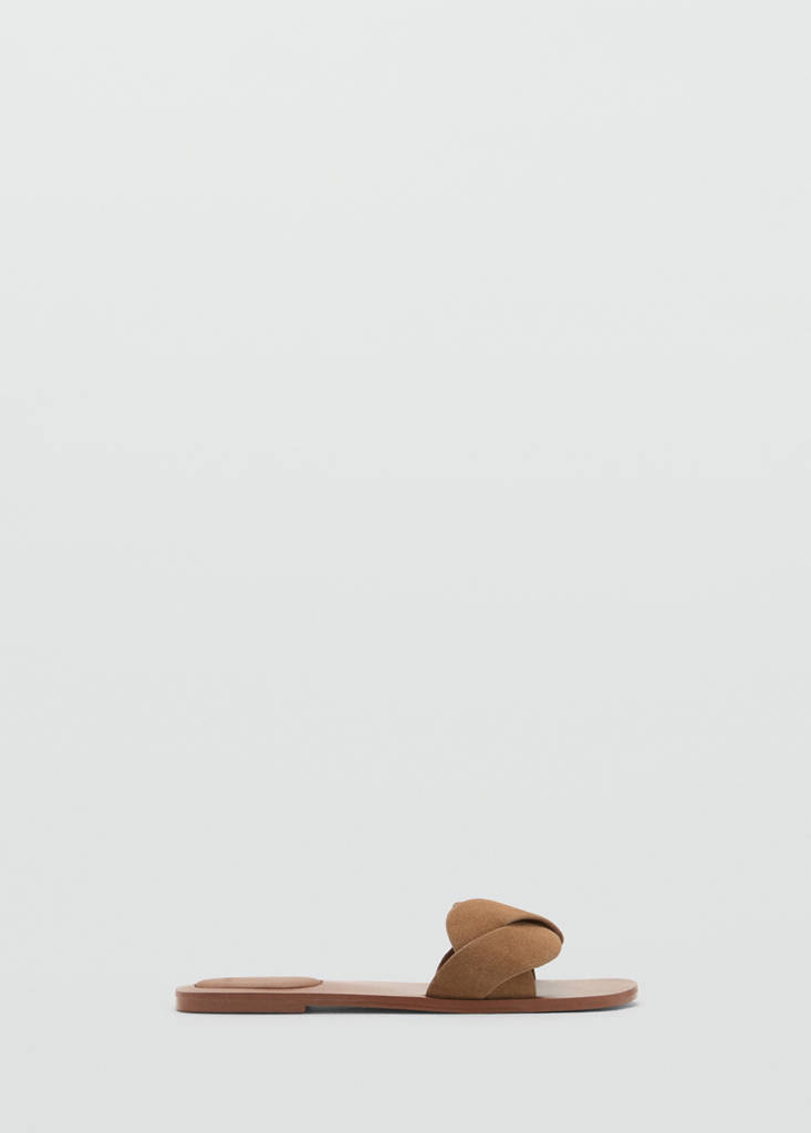 Leather straps sandals — Sand