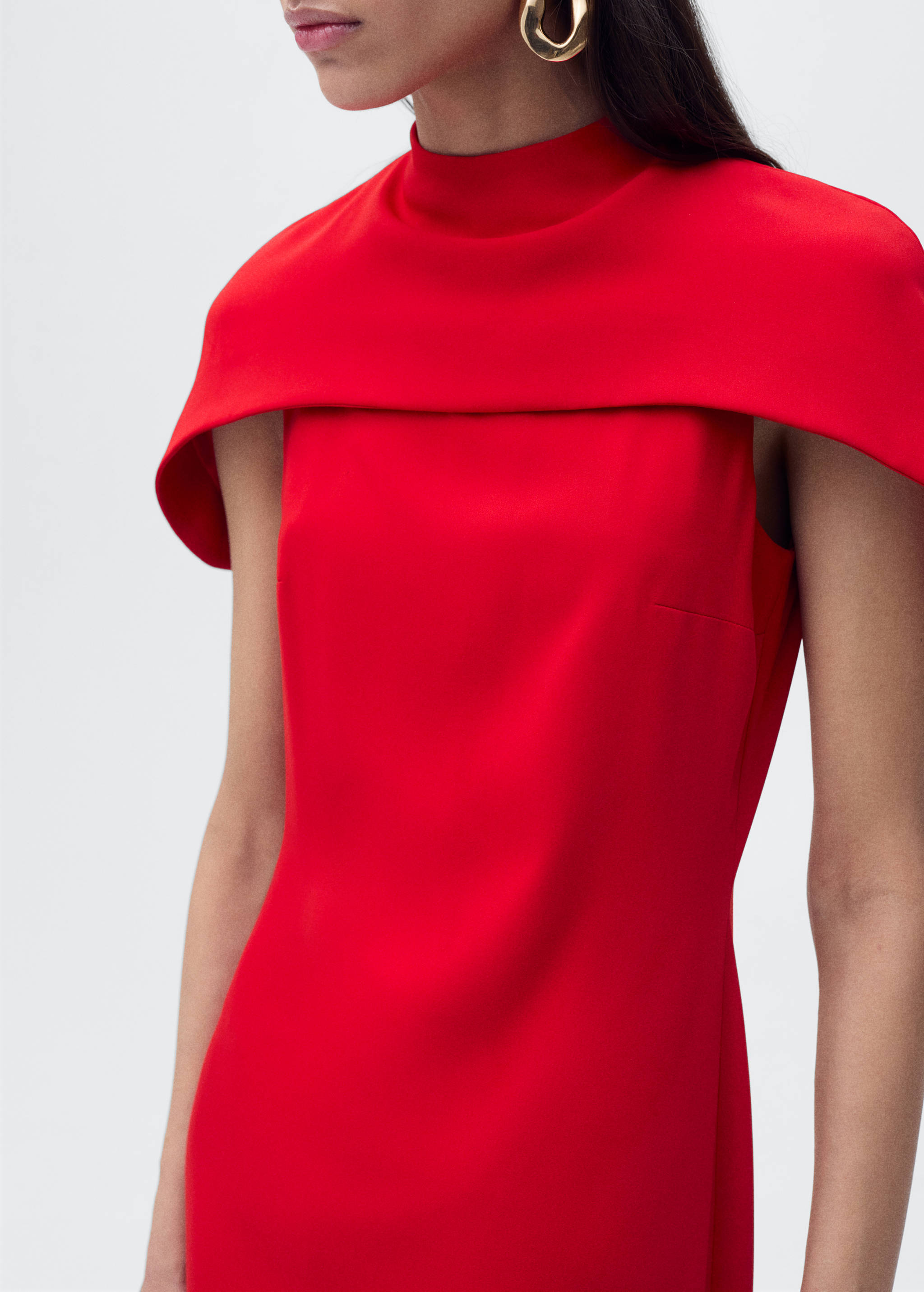 Прямое платье с пелериной - Деталь изделия 6