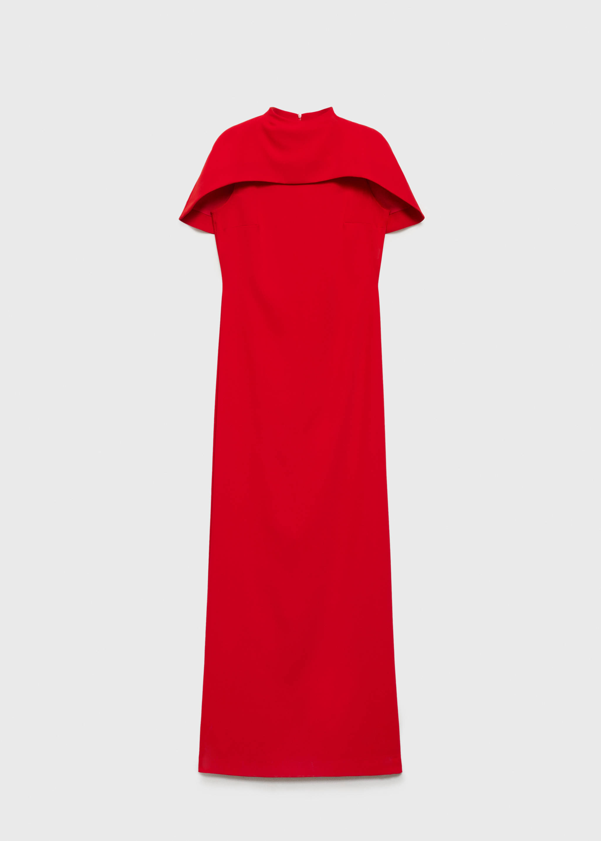 Прямое платье с пелериной - Изделие без модели