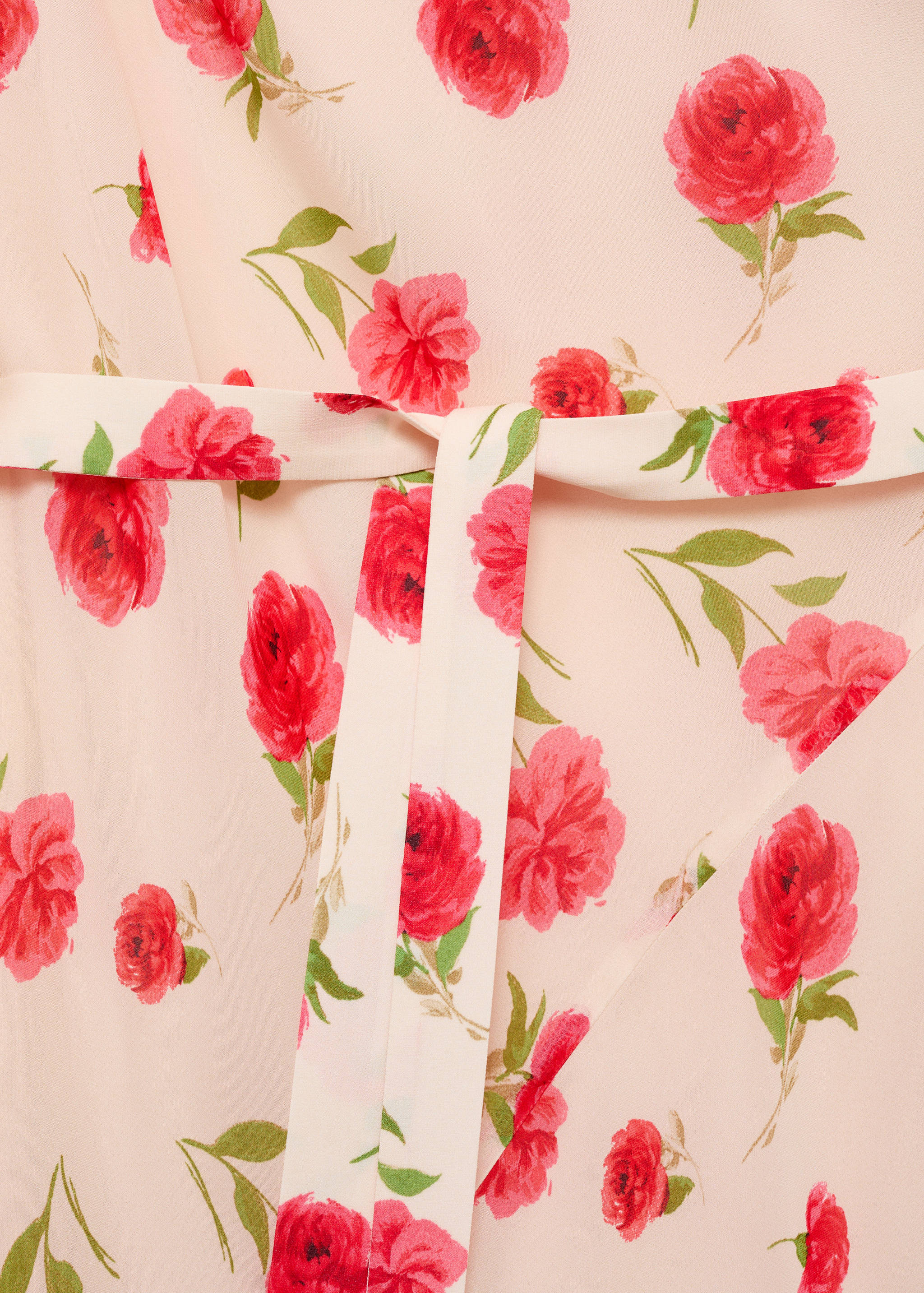Robe à fleurs volantée - Détail de l'article 0