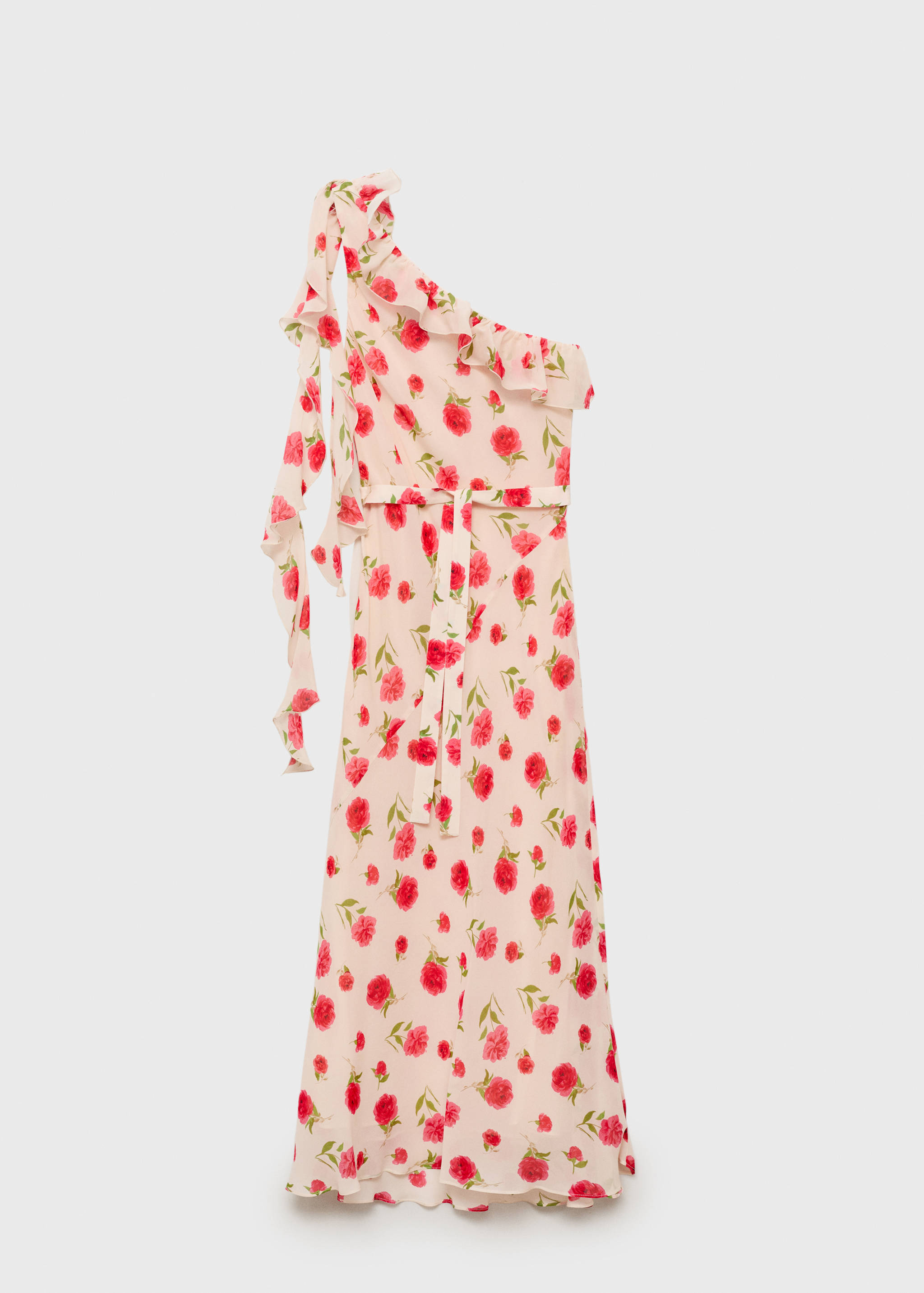 Volant-Kleid mit Blumenmuster - Artikel ohne Model