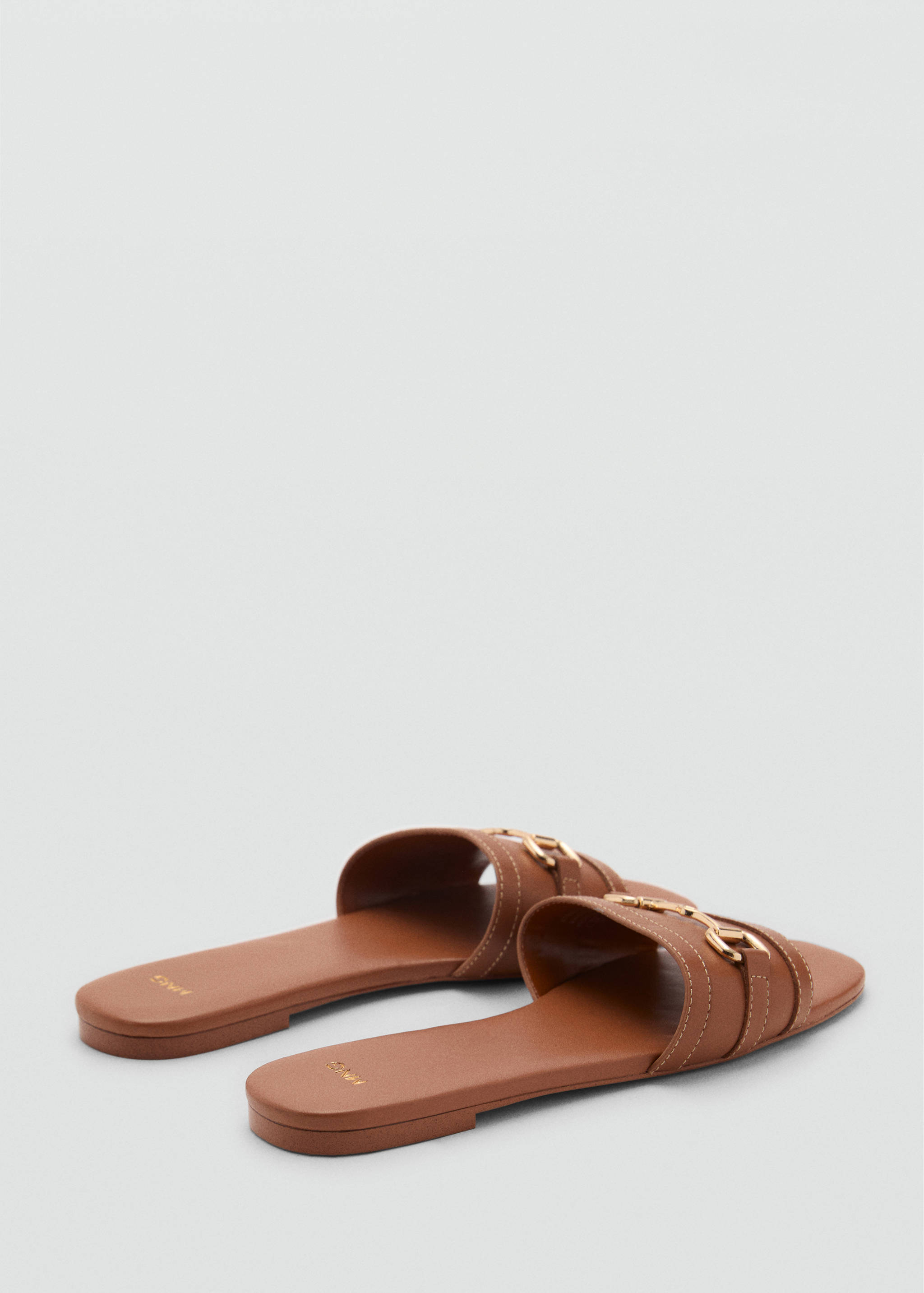 Buckle leather sandals - Details of the article 1