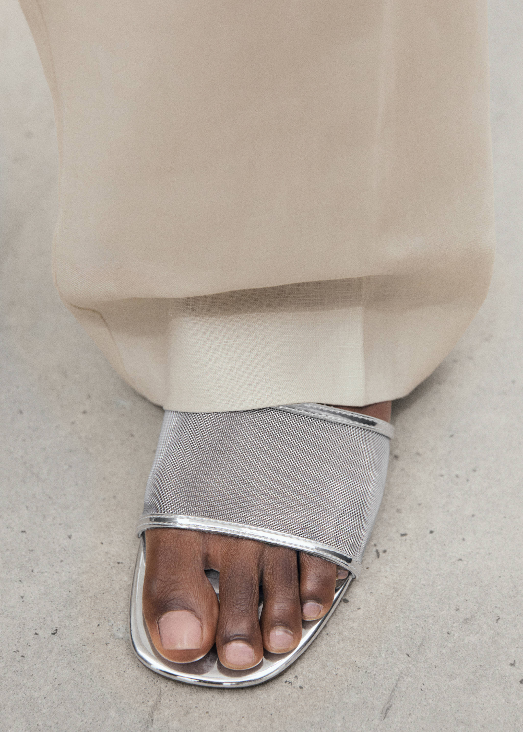 Kitten sandals with mesh strap - Details of the article 9