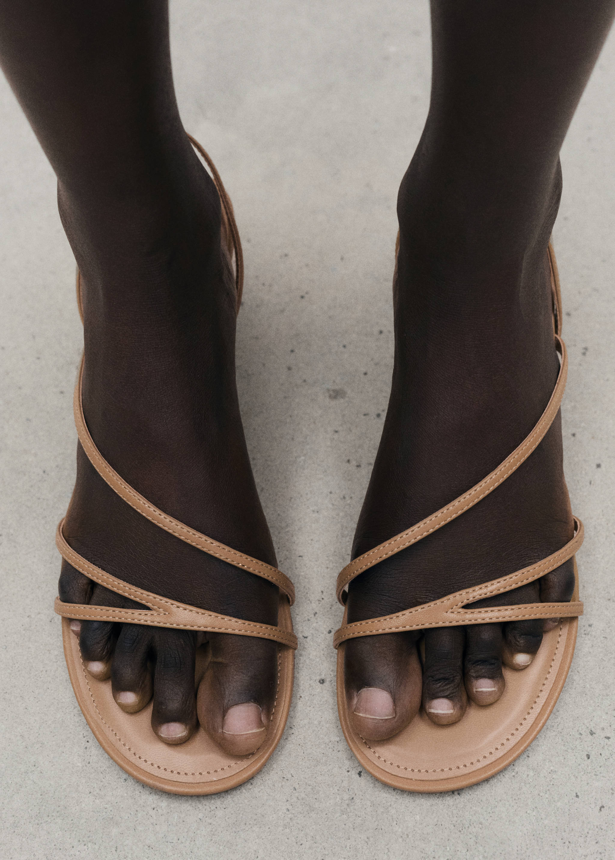 Strappy heeled sandals - General plane